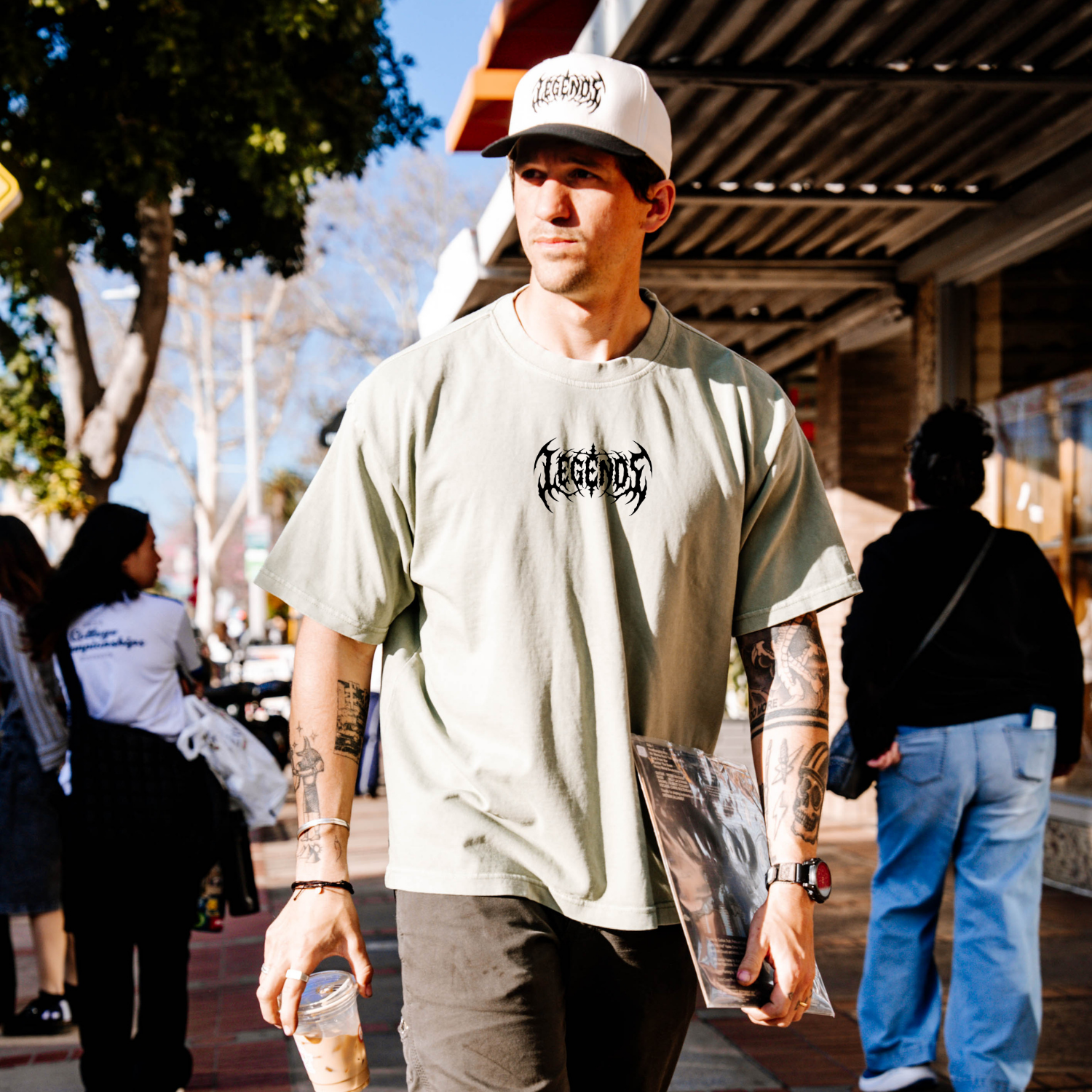 * Tshirt - Green Metal Monster