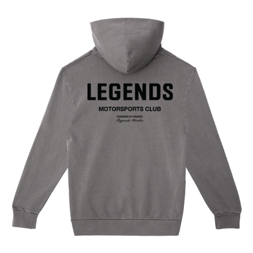 * Hoodie - Grey Motorsports Club