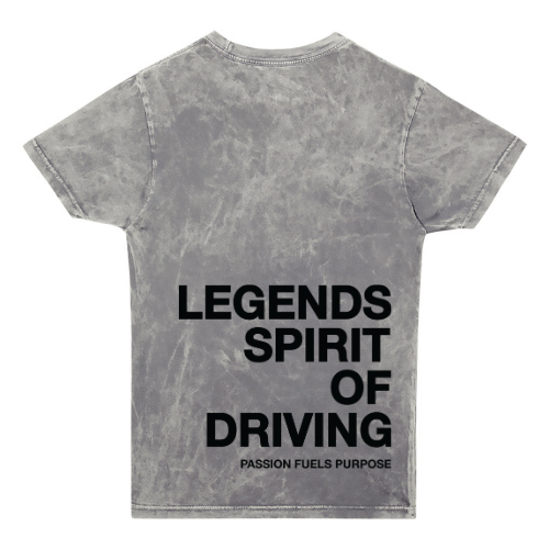 Tshirt - Acid Washed Grey Spirit of Driving