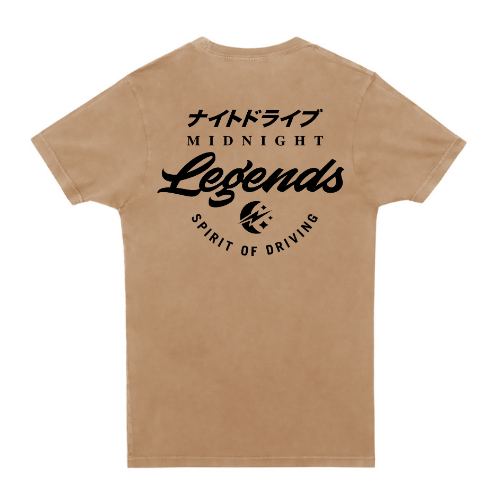 * Tshirt - Tan Midnight Legends