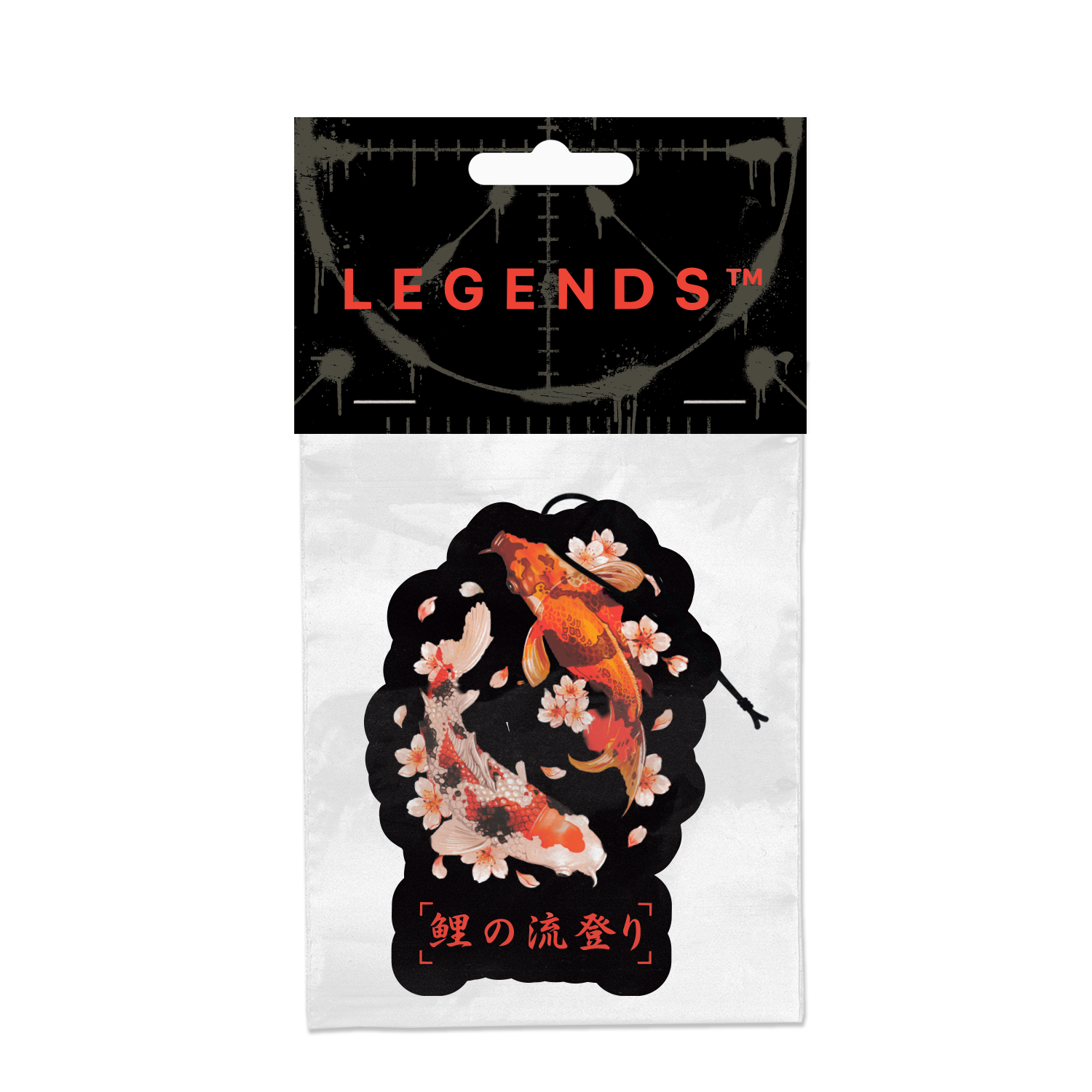 Air Freshener - Black Nobori Koi