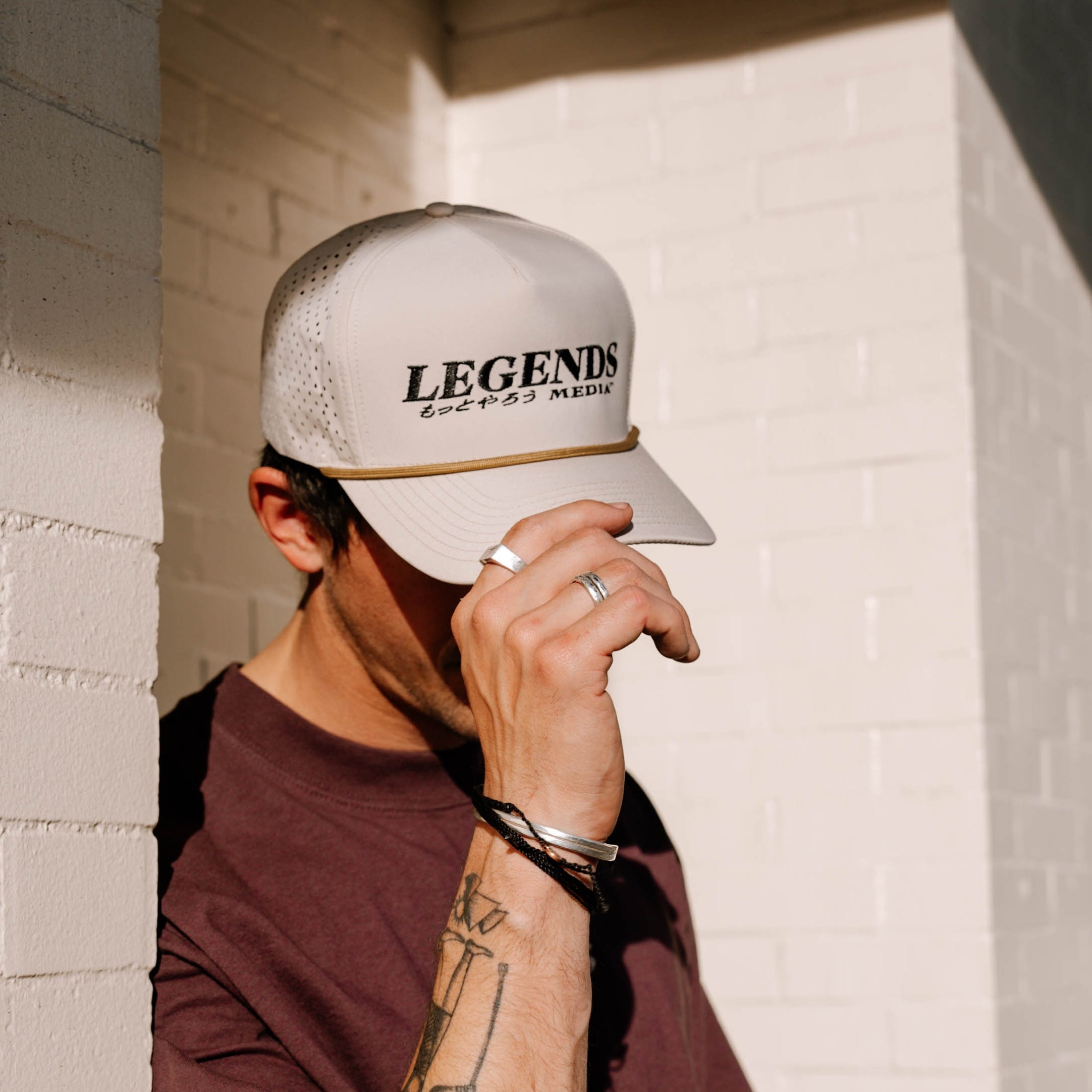 Golf Hat - Tan Premium Drivers Club