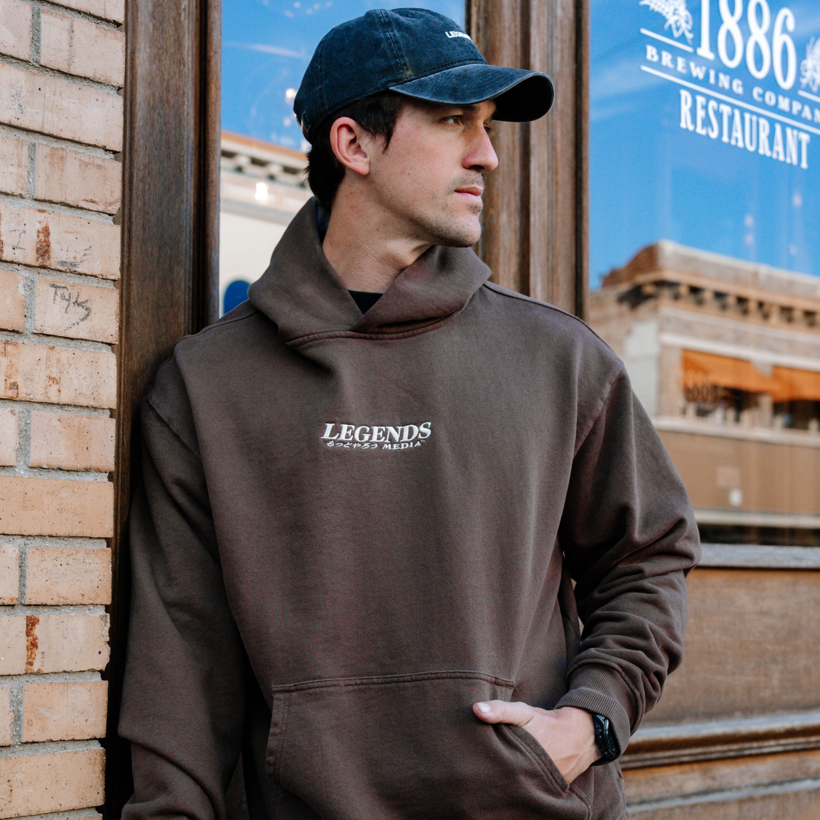 Hoodie - Brown Premium Drivers Club