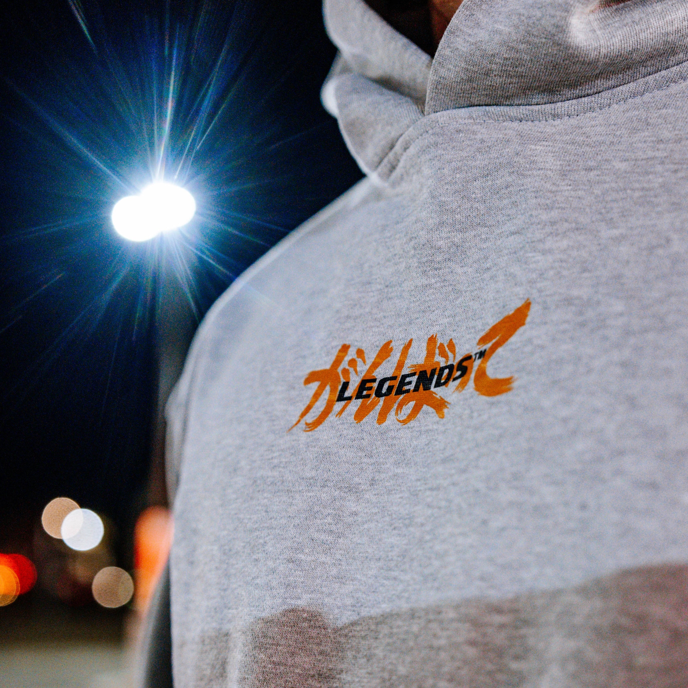Hoodie - Grey Your Luck