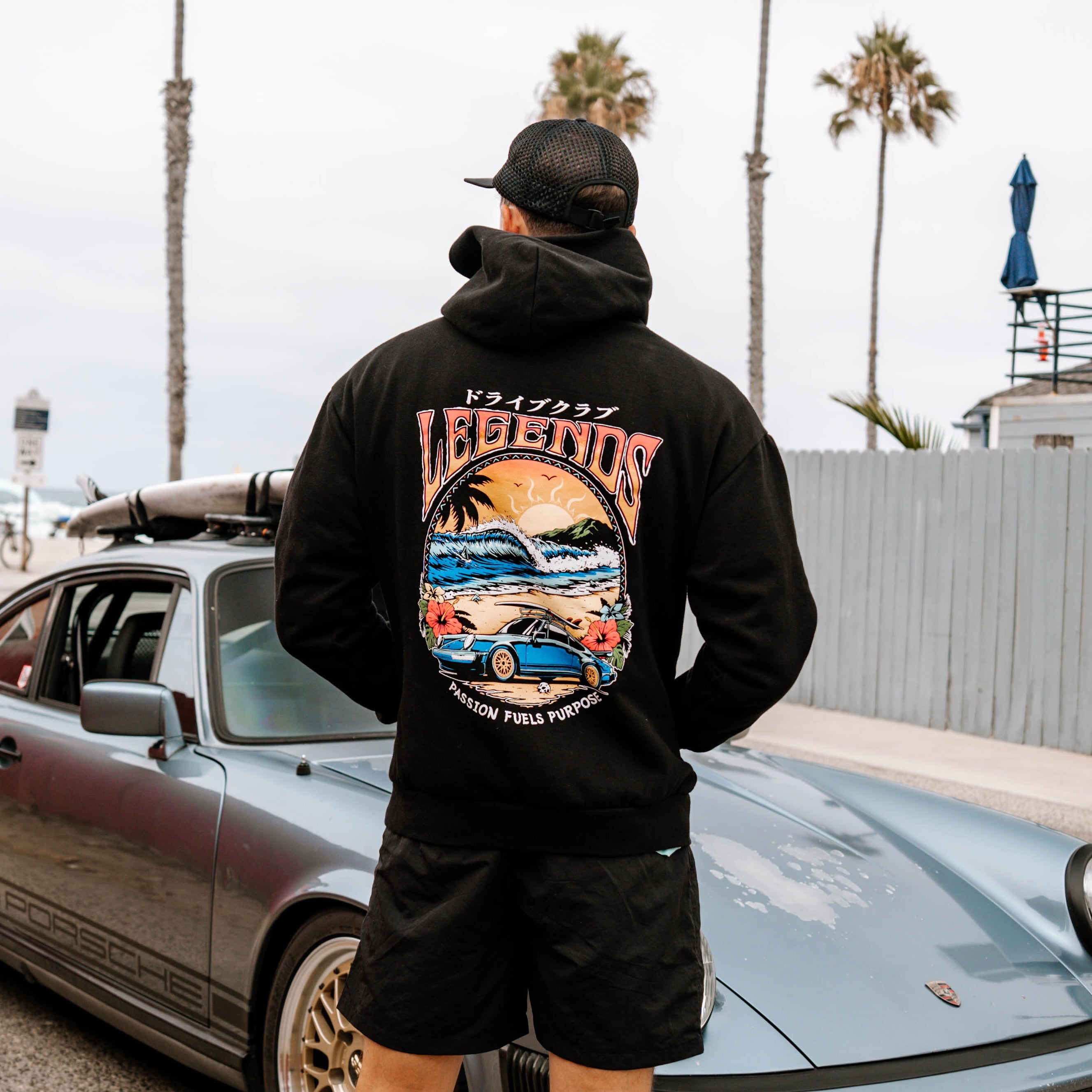 Hoodie - Black Endless Summer