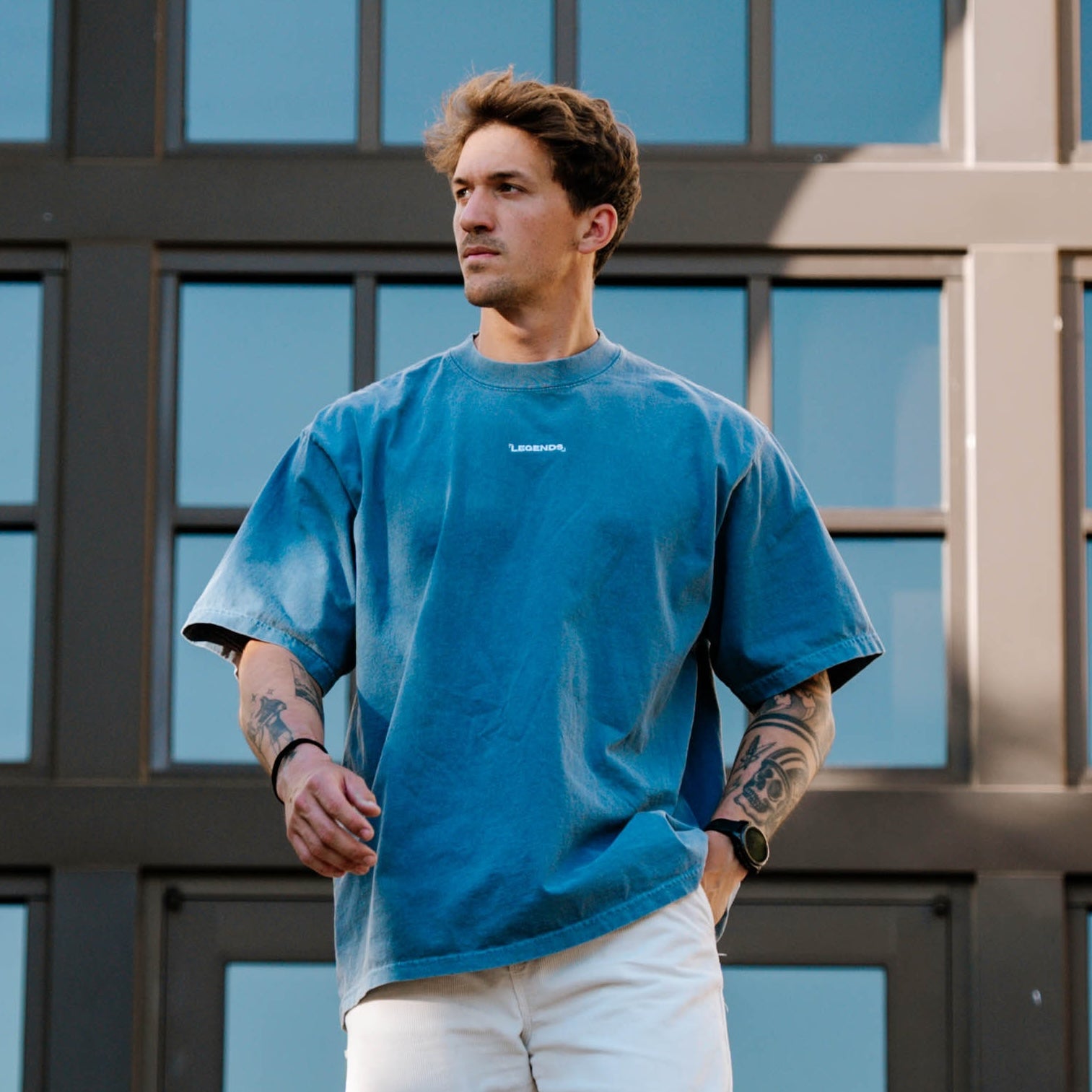 Tshirt - Light Blue Signature Premium