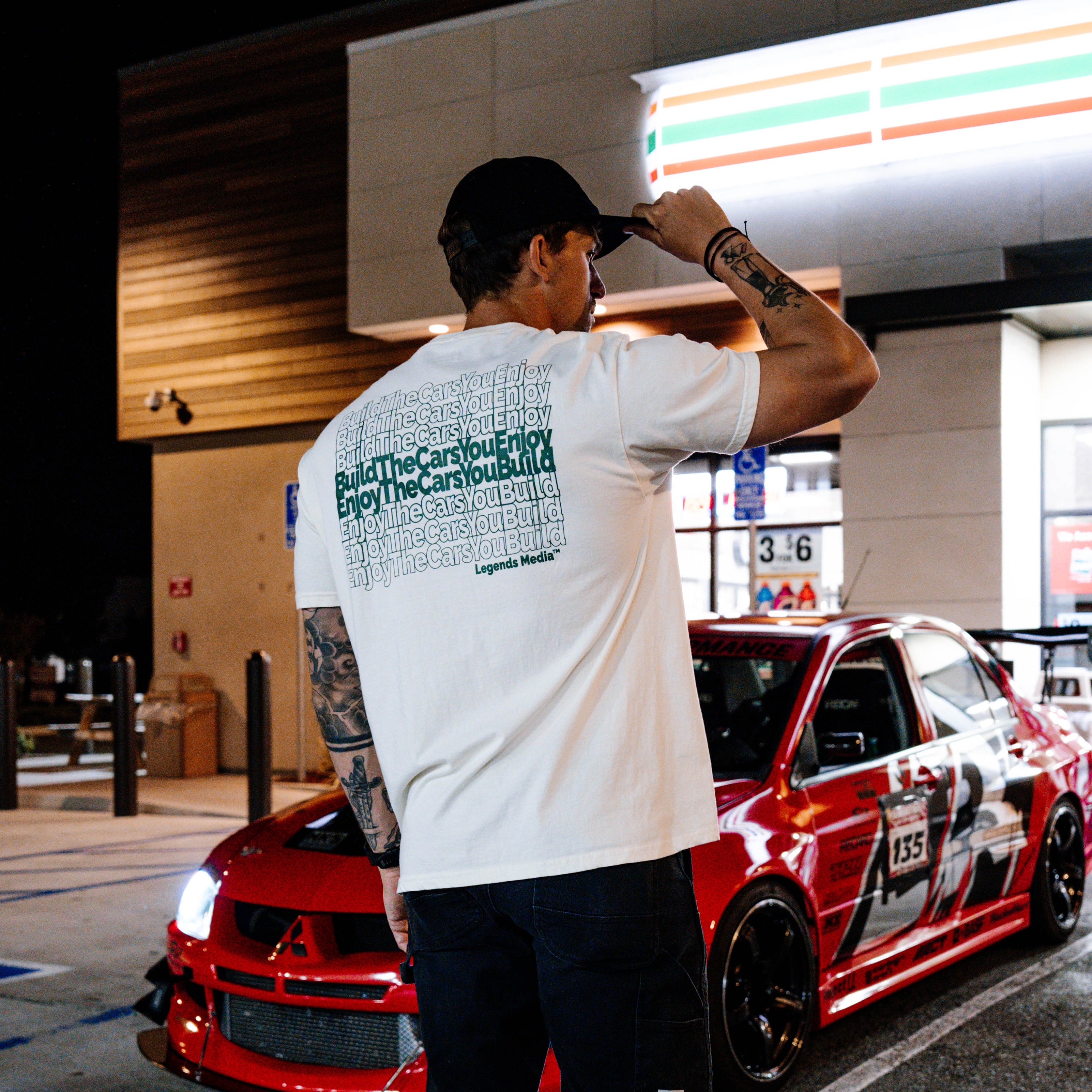 # Tshirt - Tan Build The Cars You Enjoy