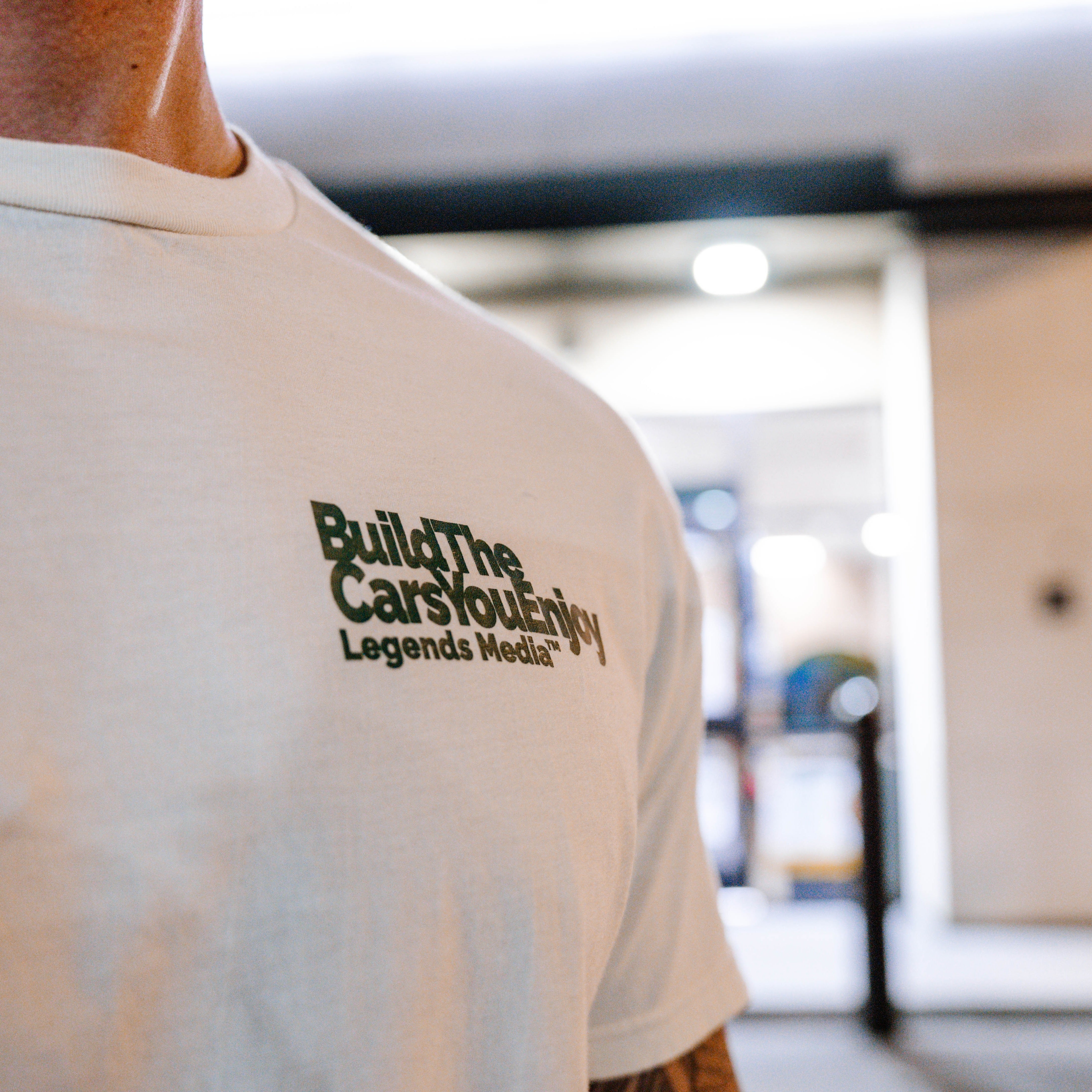 # Tshirt - Tan Build The Cars You Enjoy