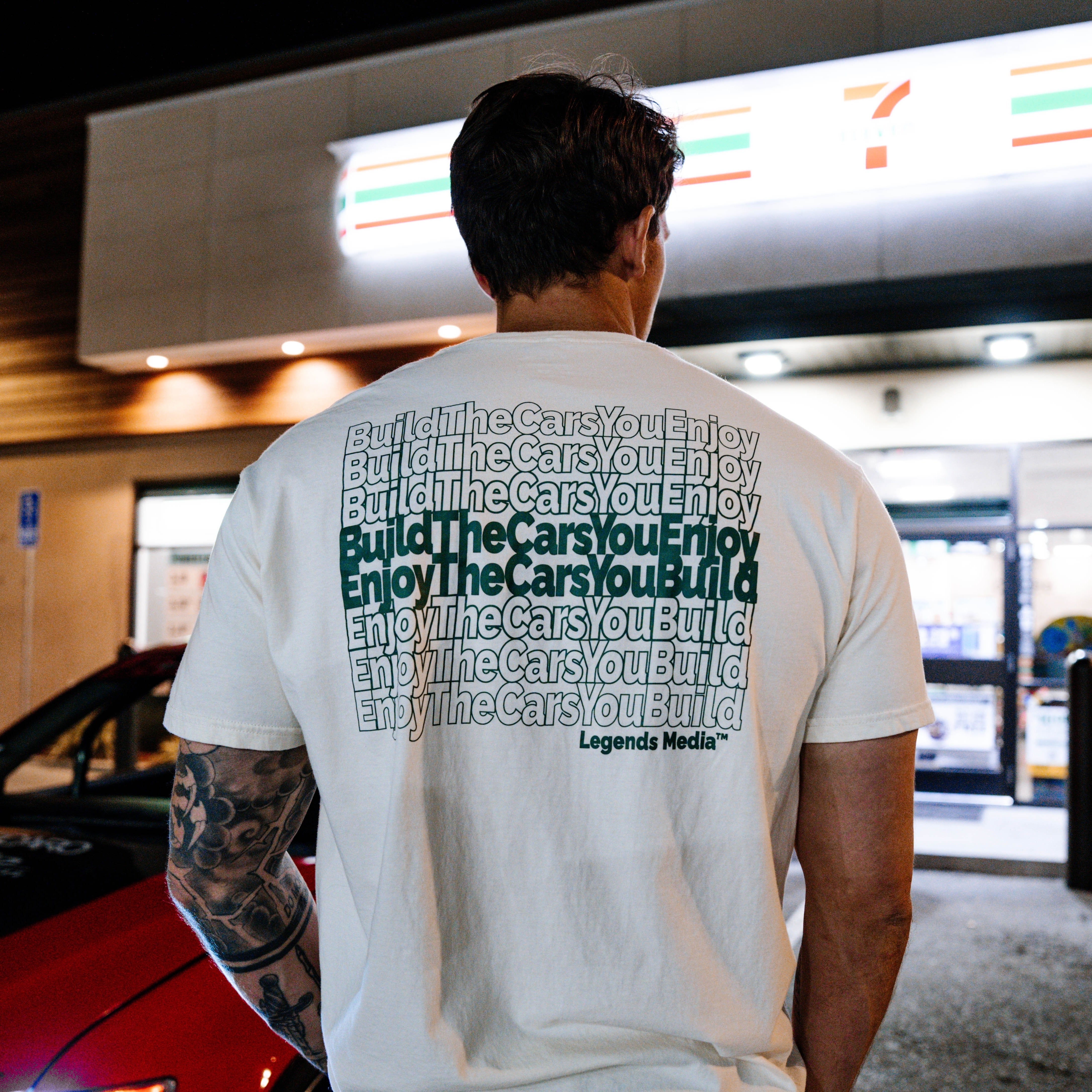 # Tshirt - Tan Build The Cars You Enjoy