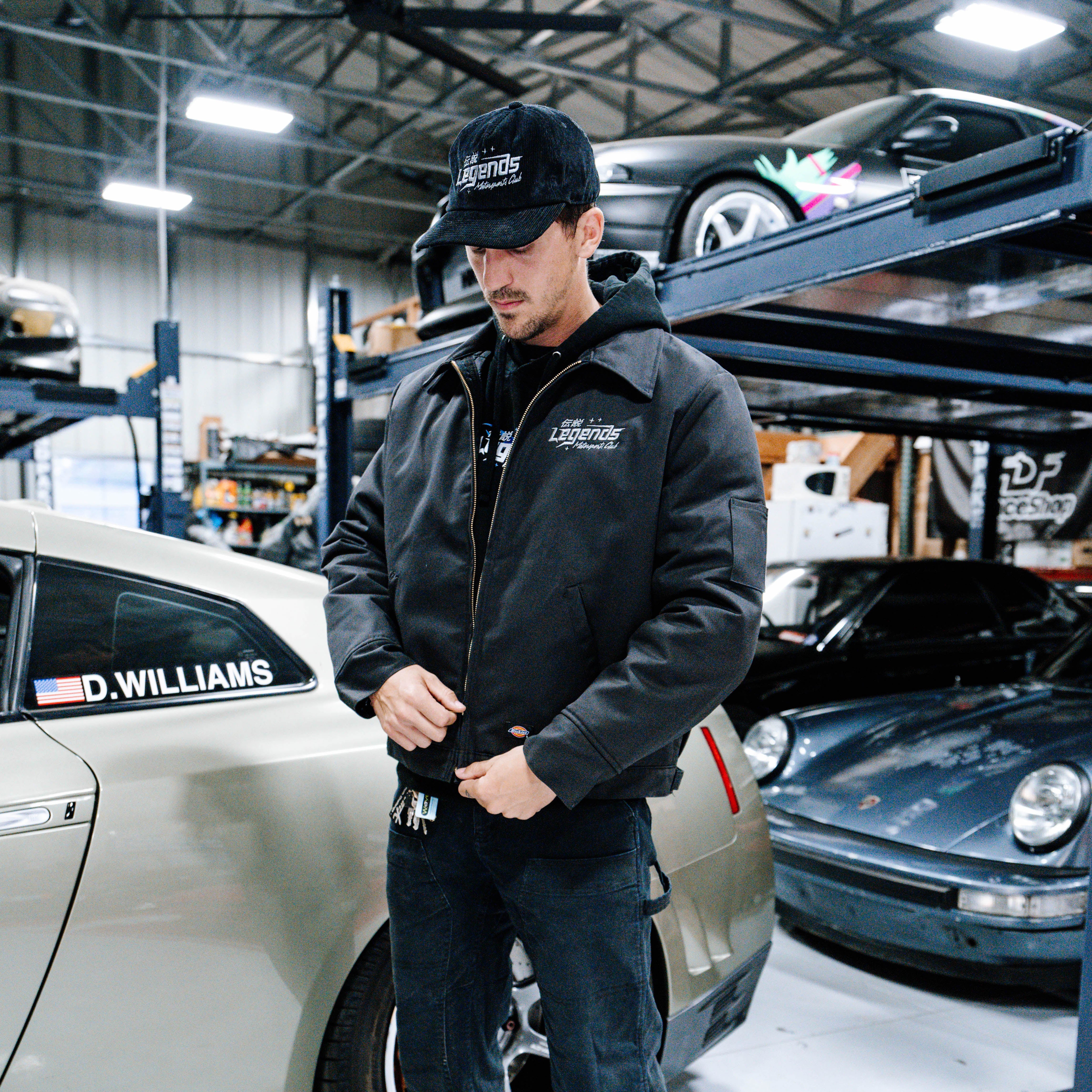 Corduroy Hat - Black Motorsports Club