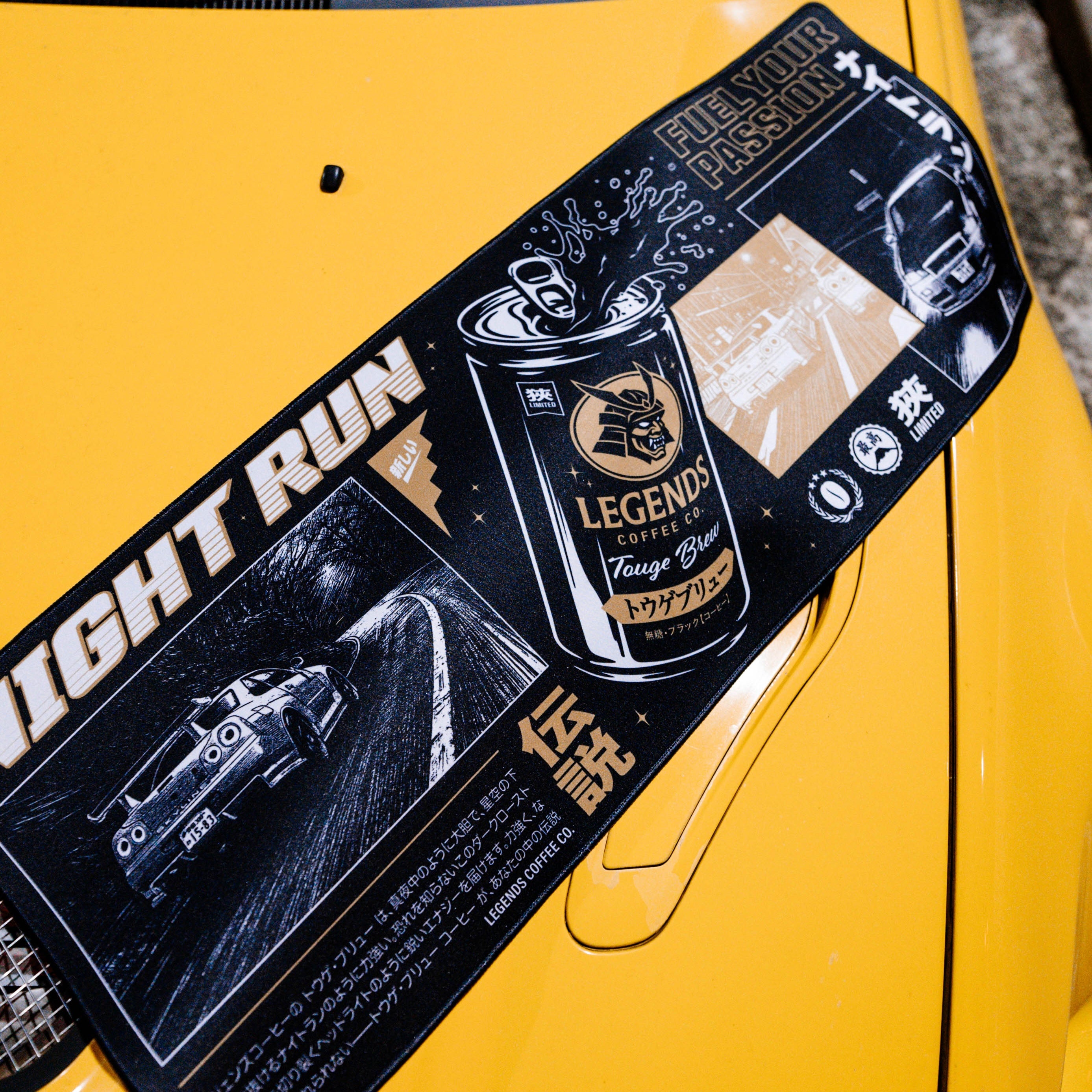 Gaming Mouse Pad - Black Night Run