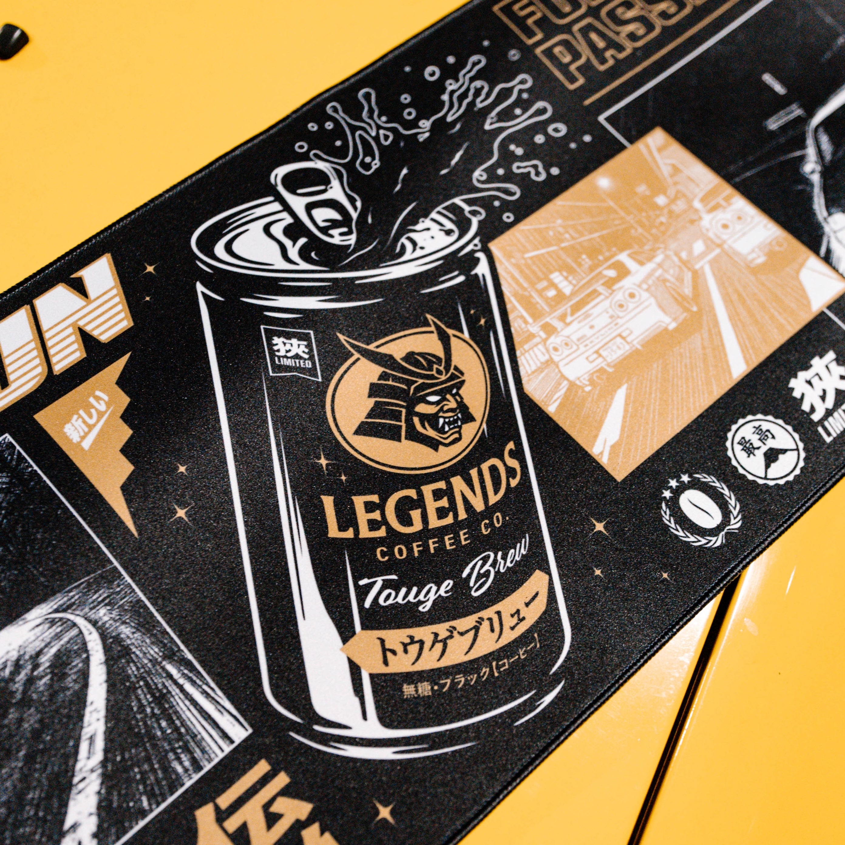 Gaming Mouse Pad - Black Night Run