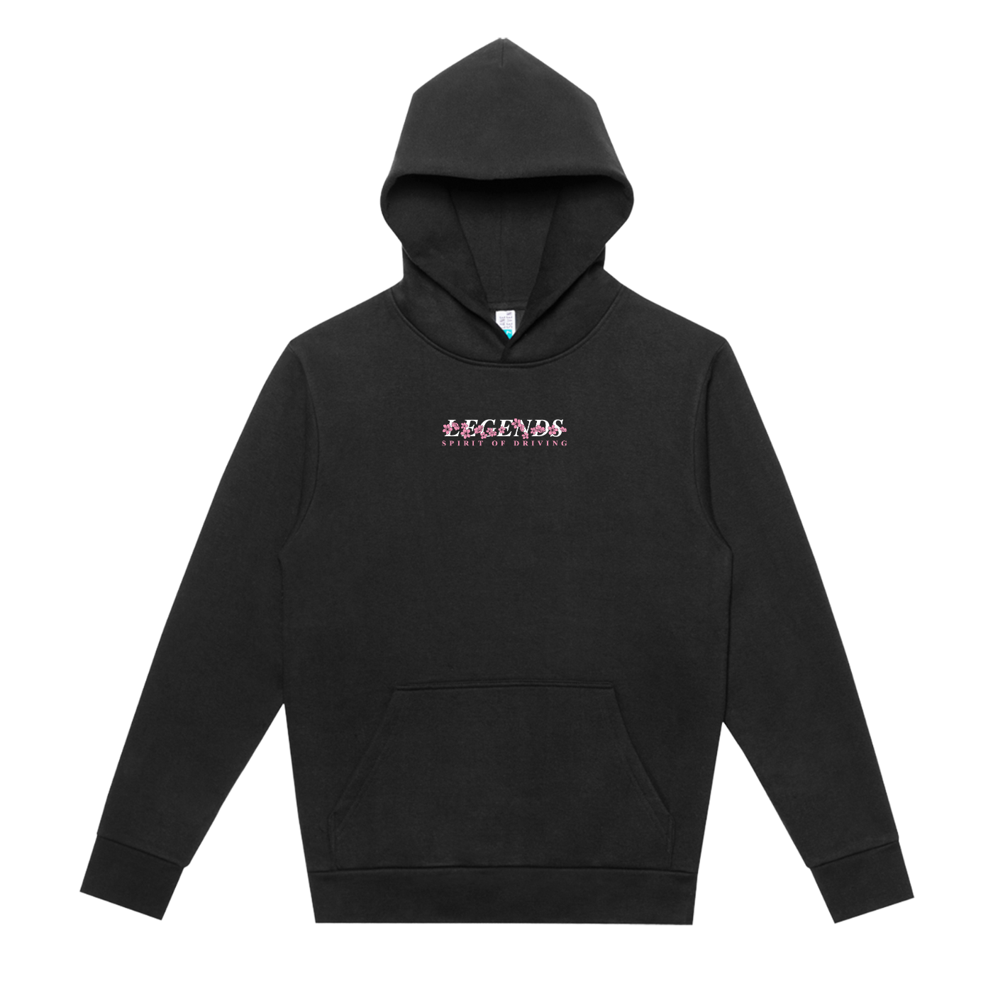 ʚ♡ɞ Hoodie - Black Midnight Sakura