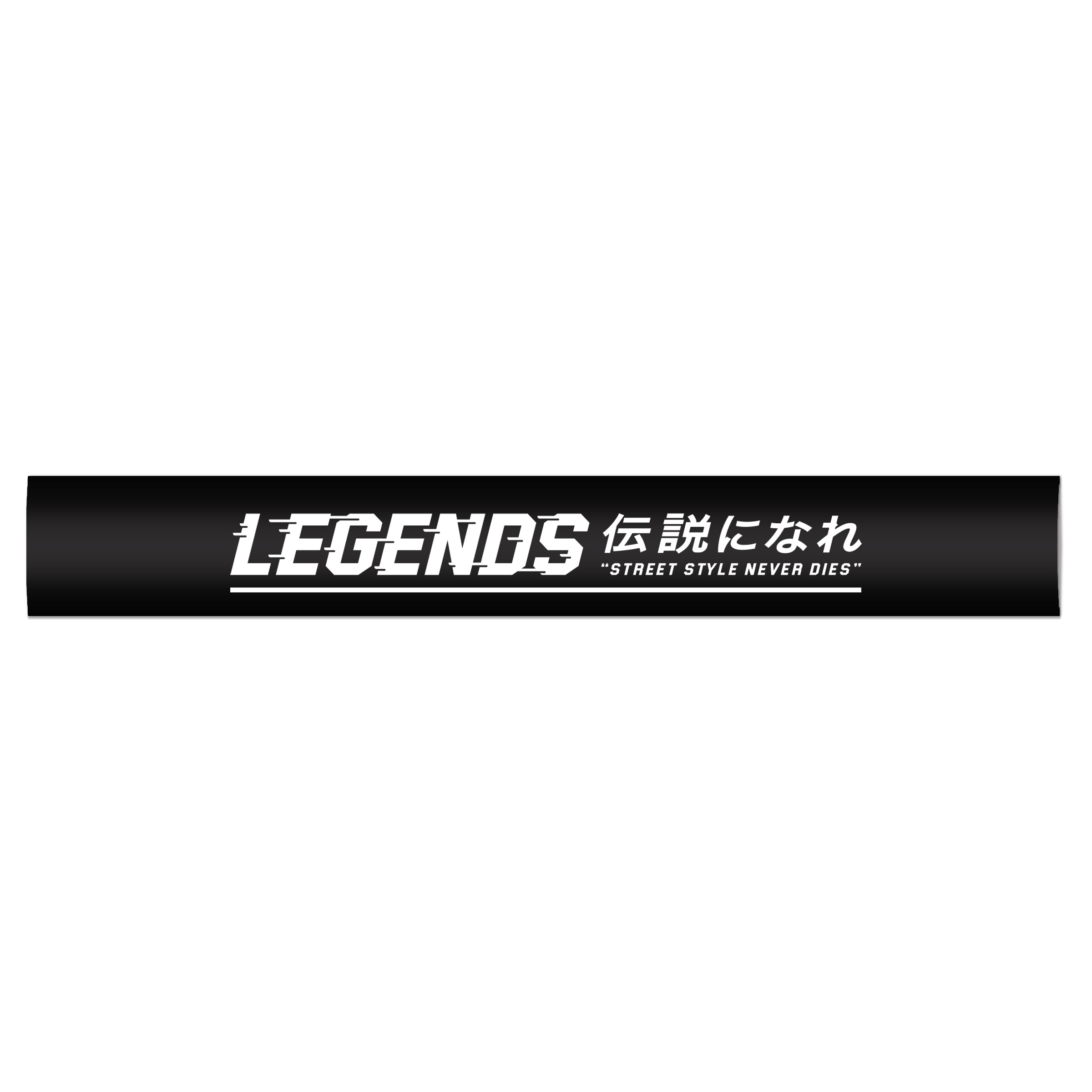 * Windshield Banner - Black Never Dies