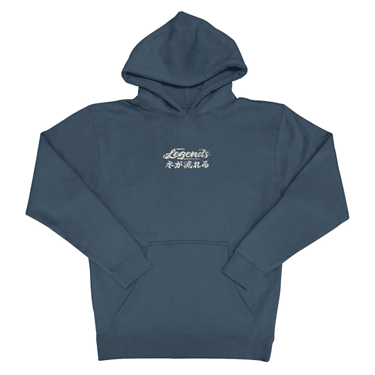 * Hoodie - Navy Koi Flow