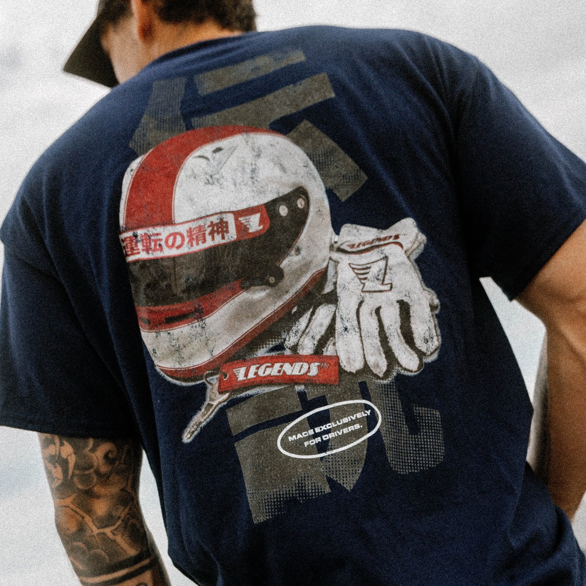 Tshirt - Navy Drivers Only