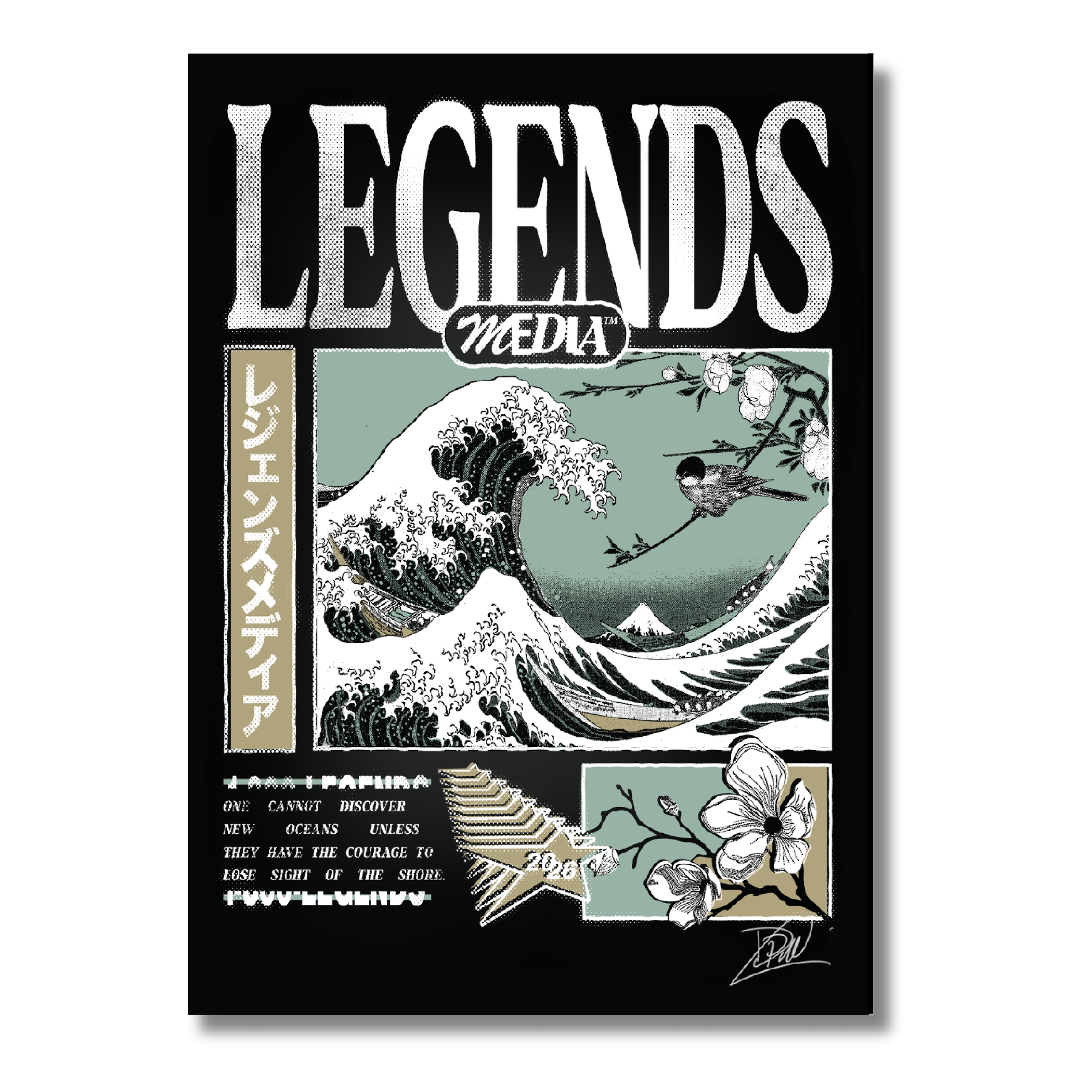 Poster - Autographed Black Nami