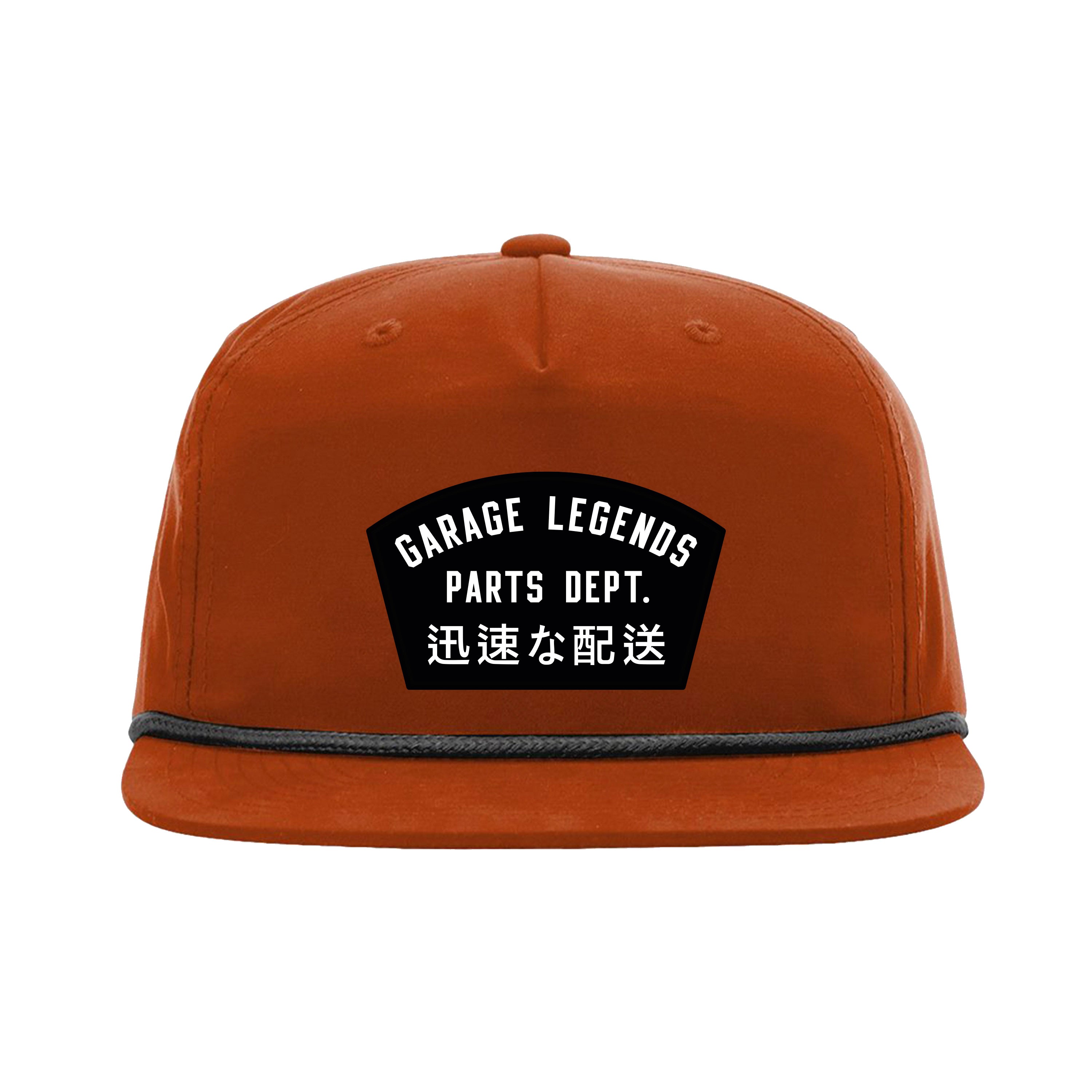 Snapback Hat - Orange Parts Department