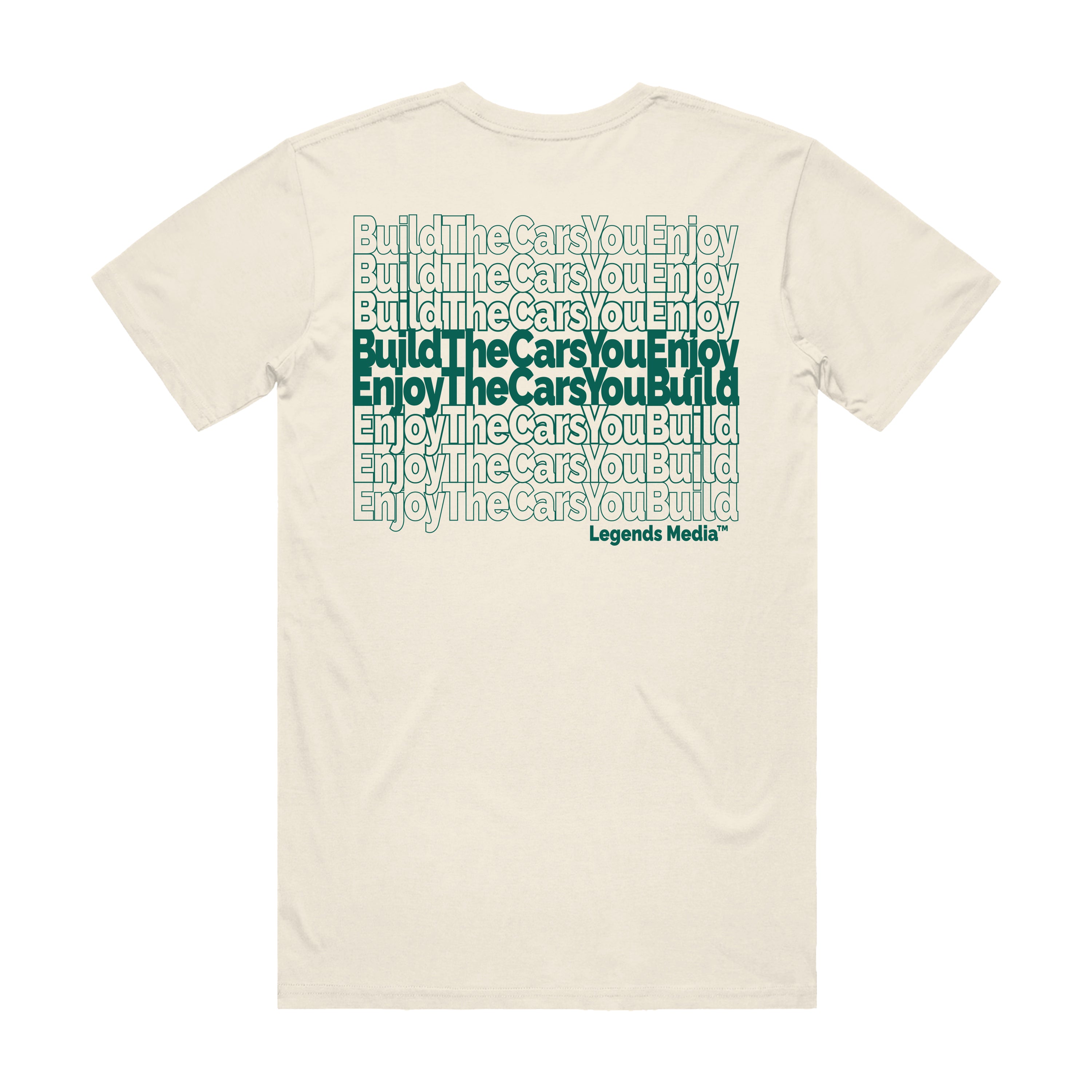 # Tshirt - Tan Build The Cars You Enjoy