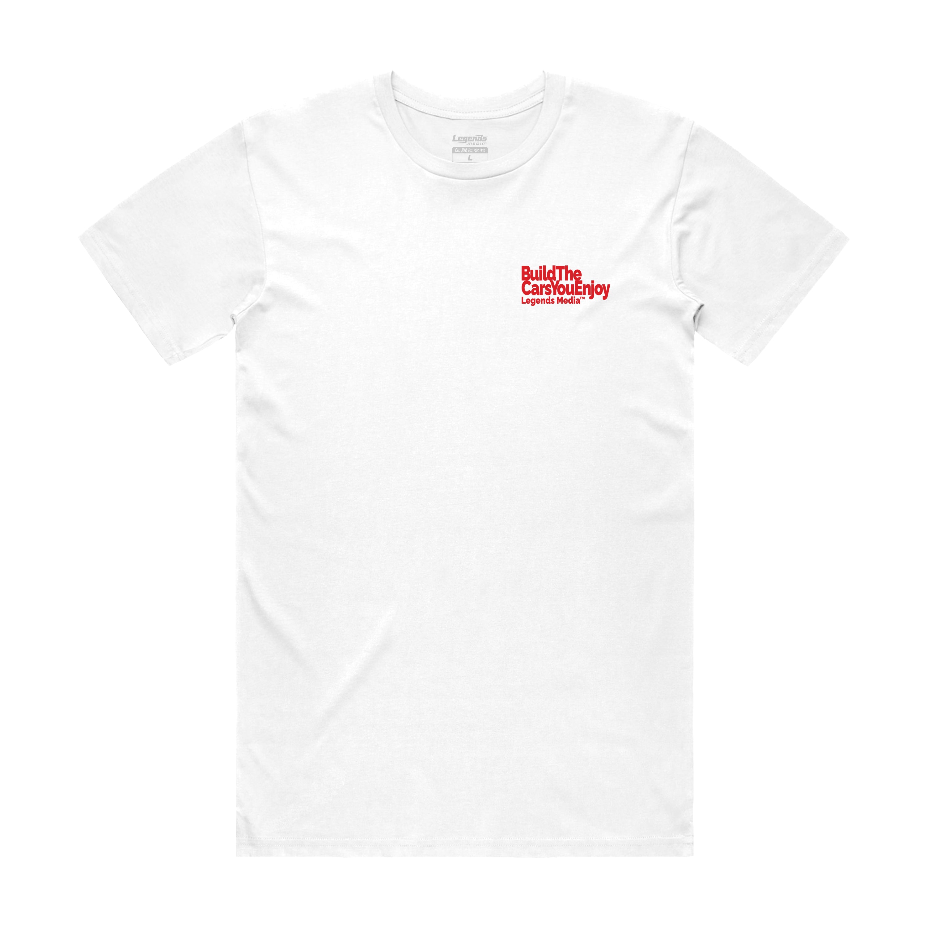 # Tshirt - White Build The Cars You Enjoy