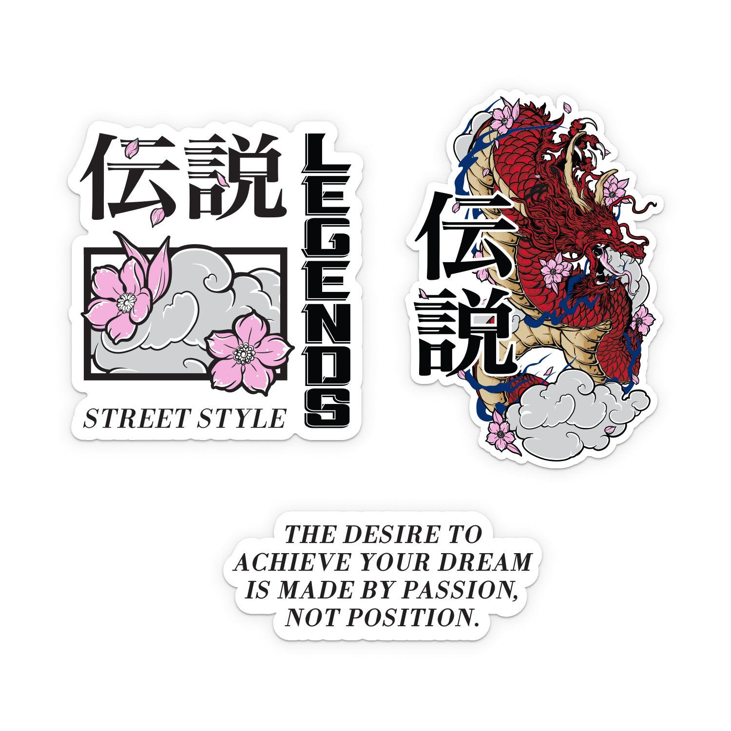 Sticker Pack - Dragon