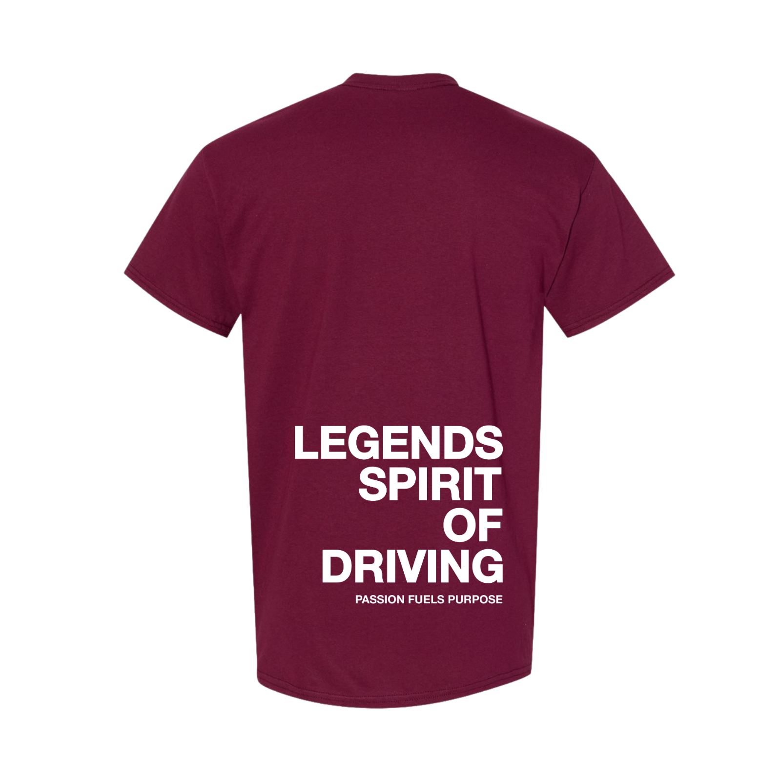 * Tshirt - Maroon Spirit of Driving