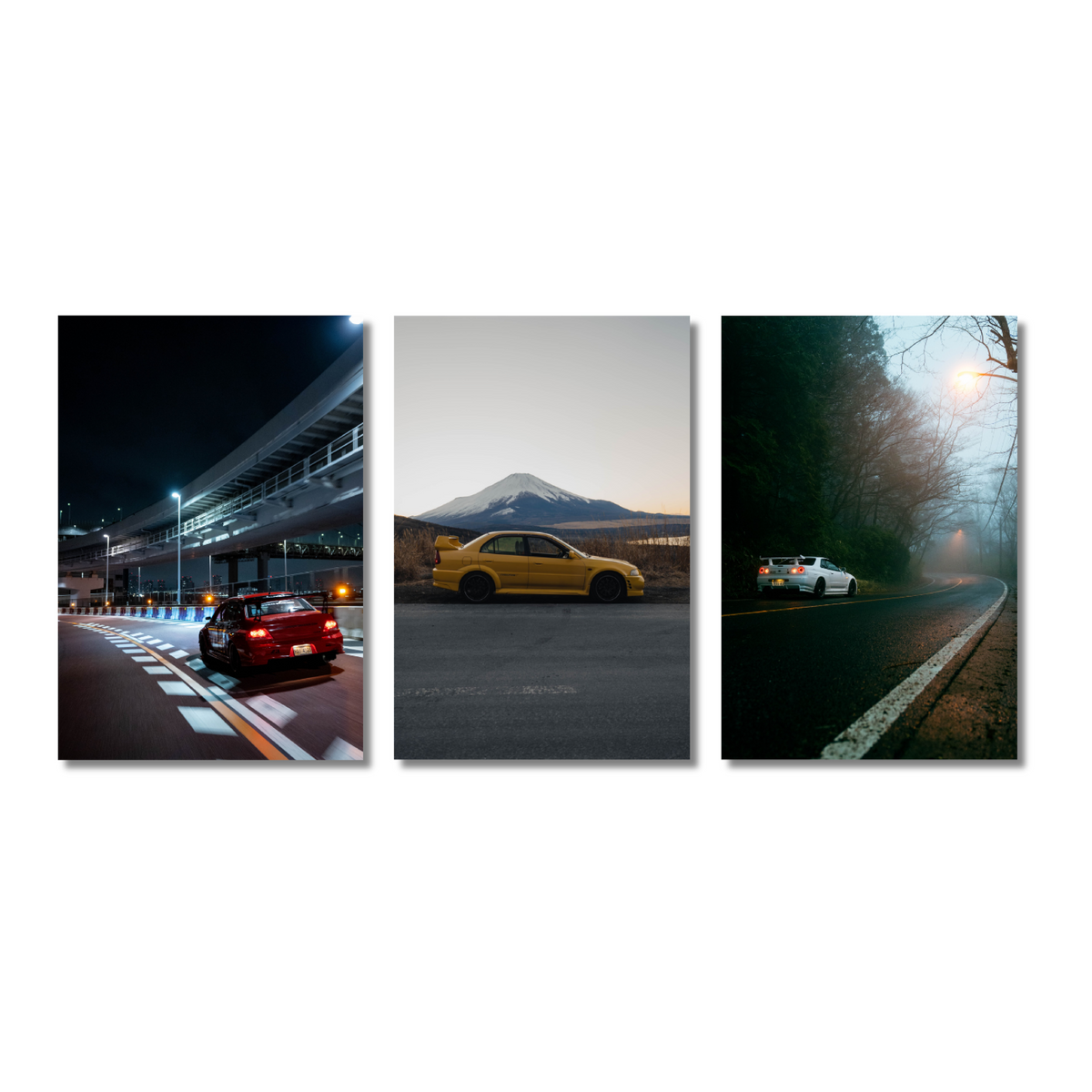 3 Pack of Posters - Autographed Scenes of Japan