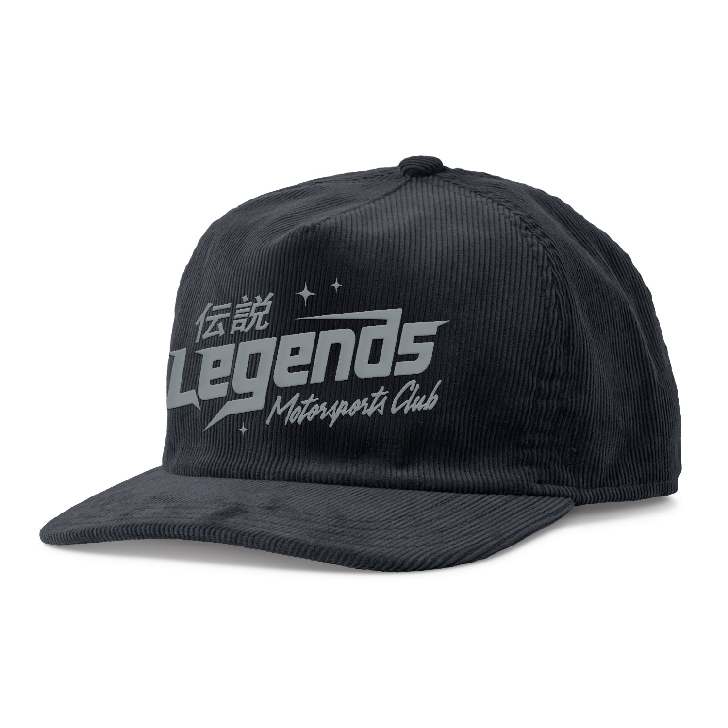 Corduroy Hat - Black Motorsports Club
