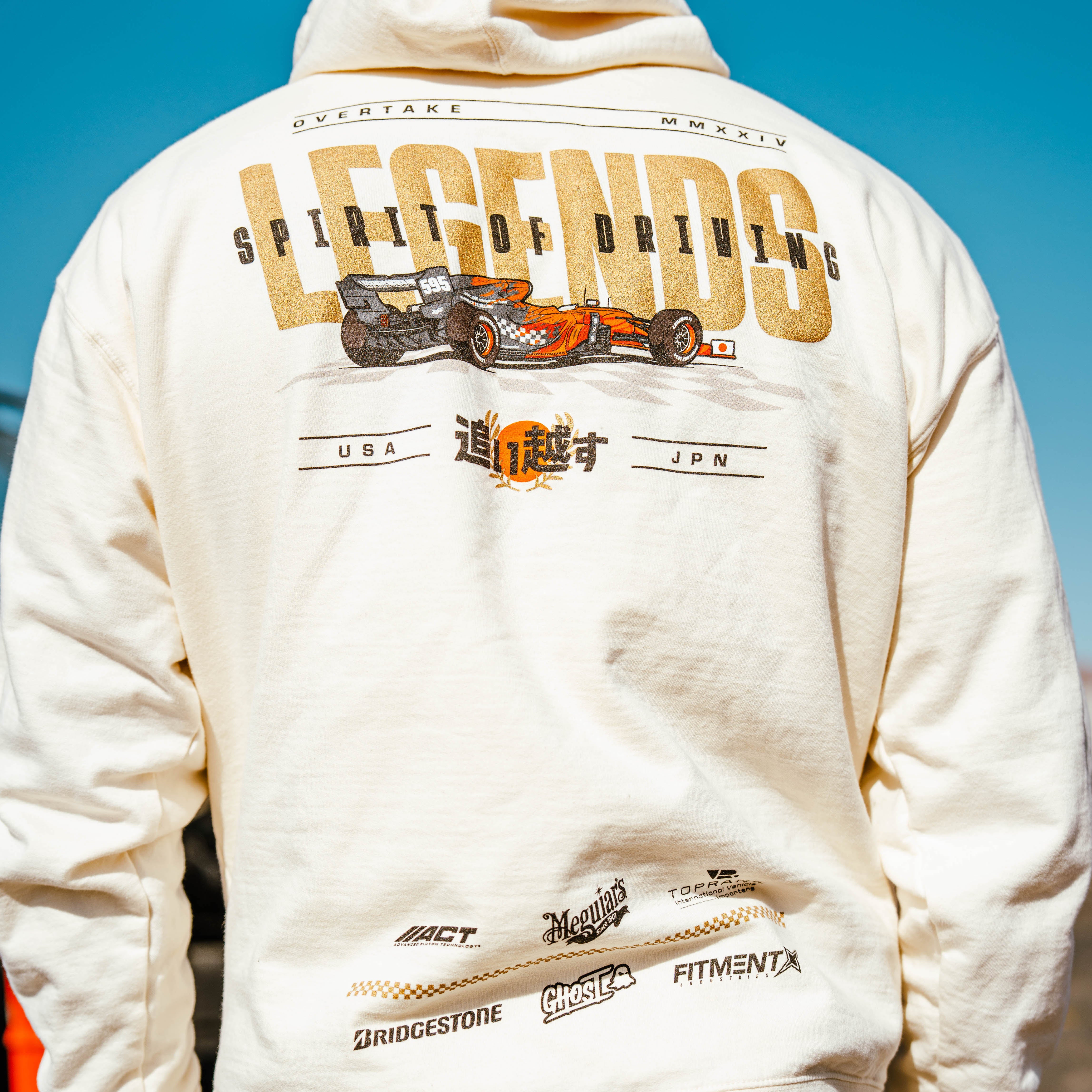 Hoodie - Tan Formula 1