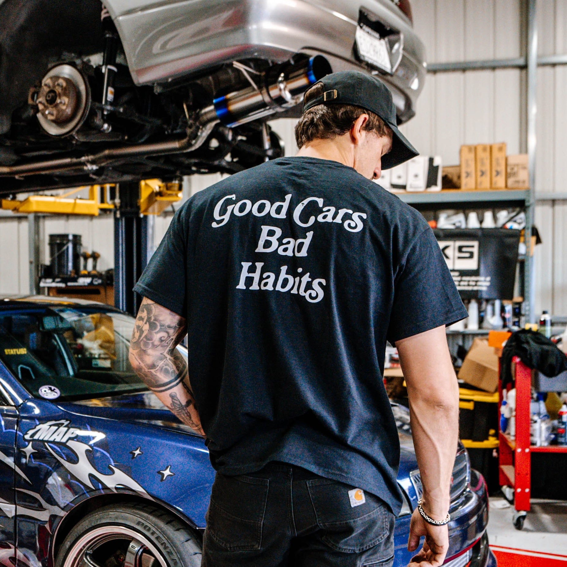 Tshirt - Black Good Cars