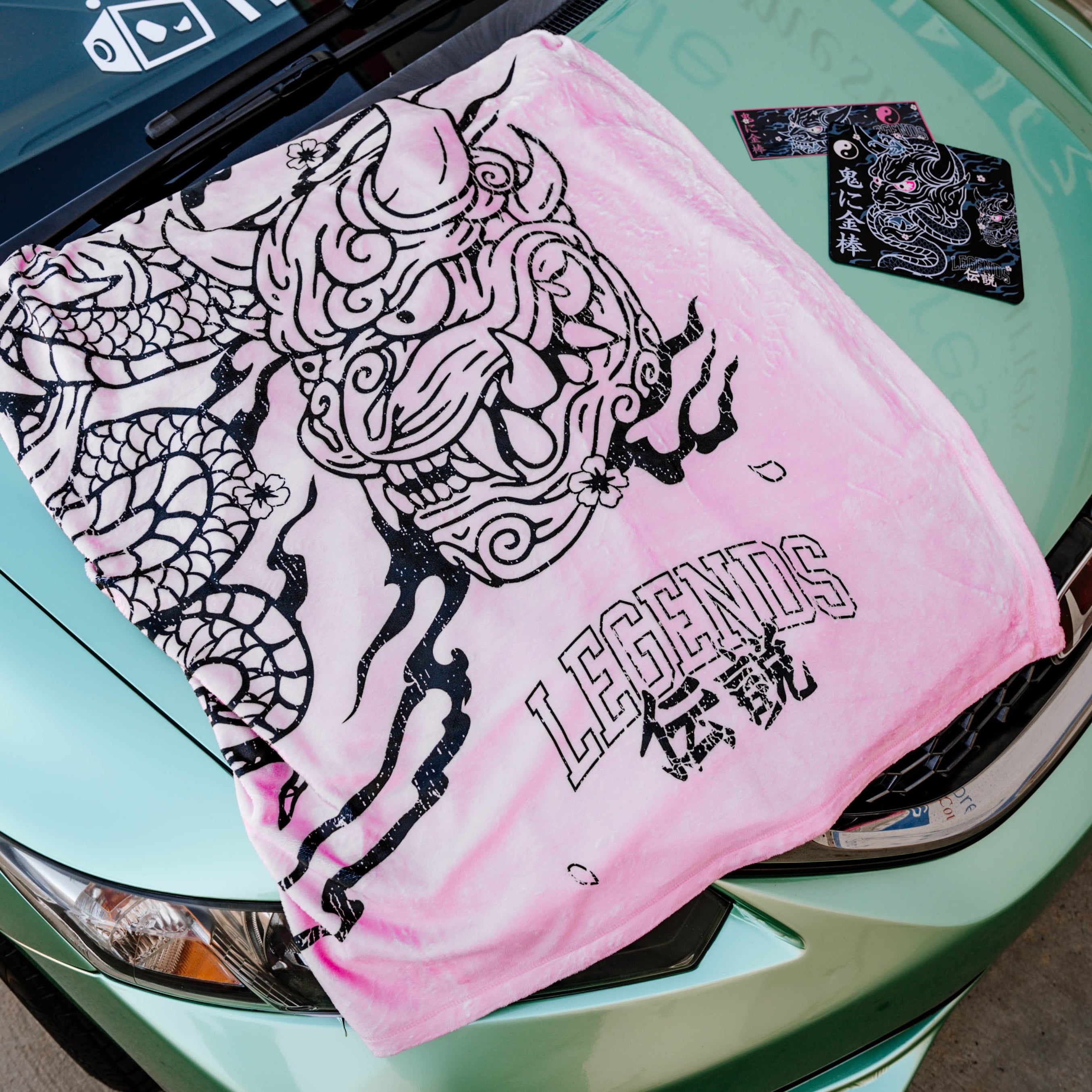Blanket - Pink Oni