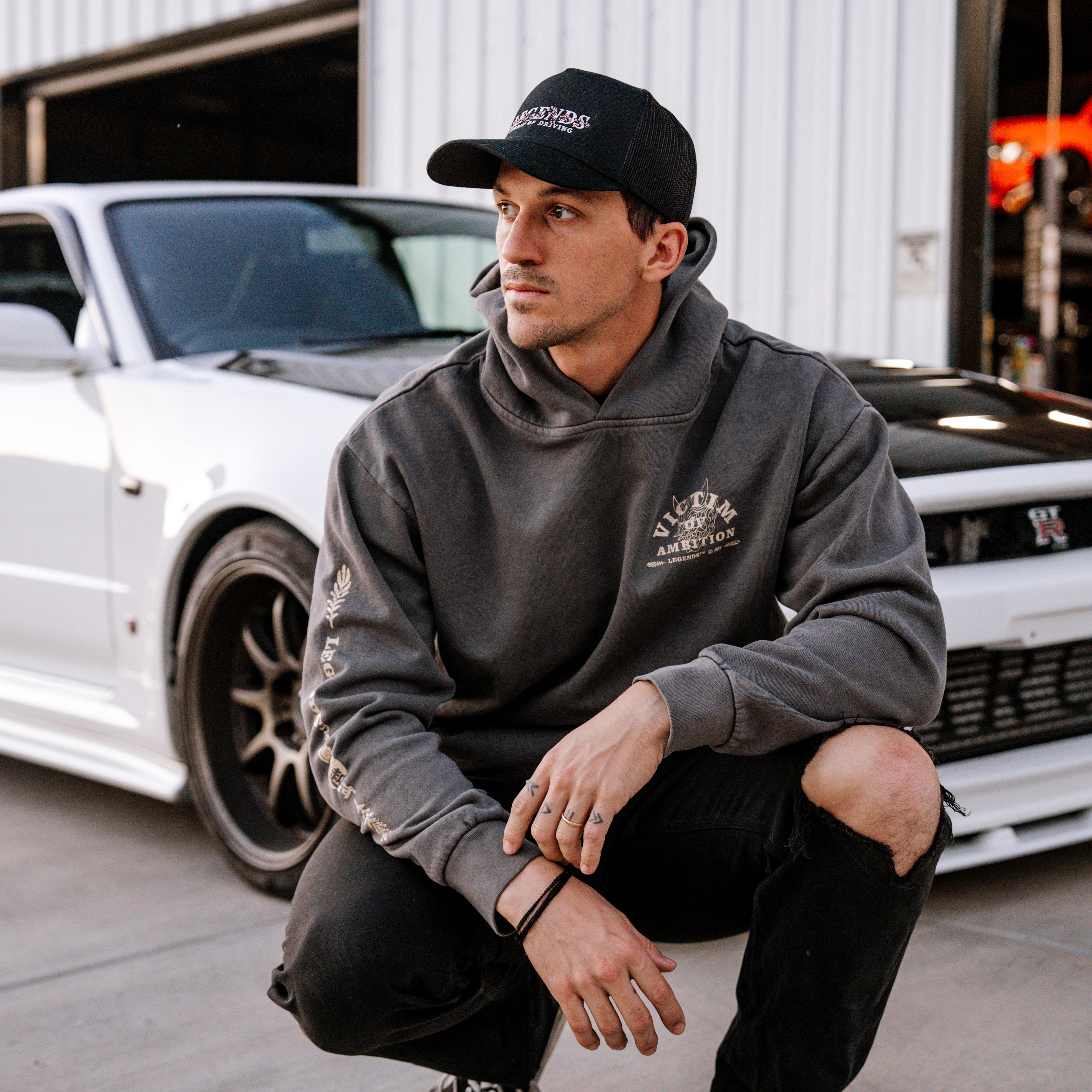 Hoodie - Grey Ambition