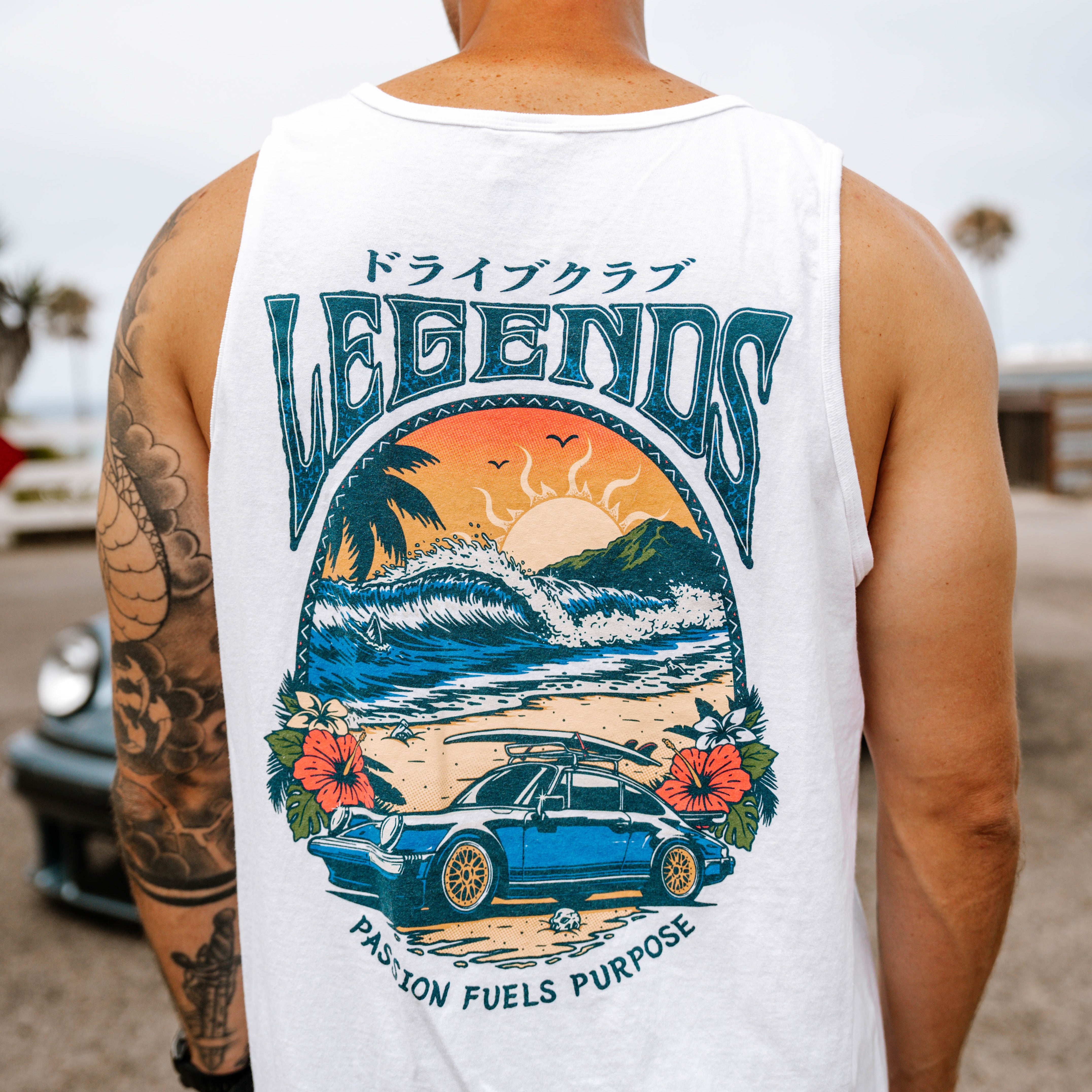 Tank Top - White Endless Summer