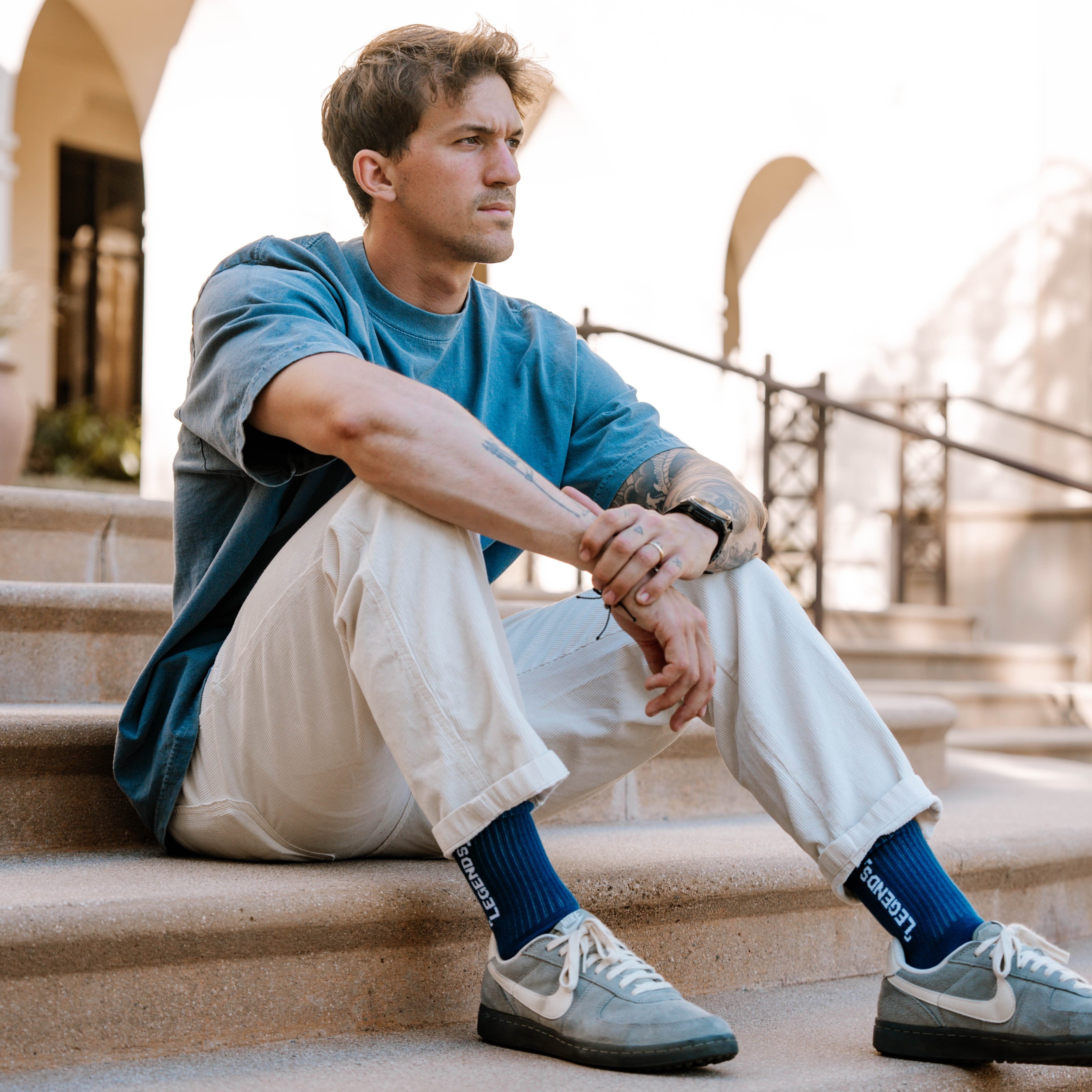 Socks - Navy Signature