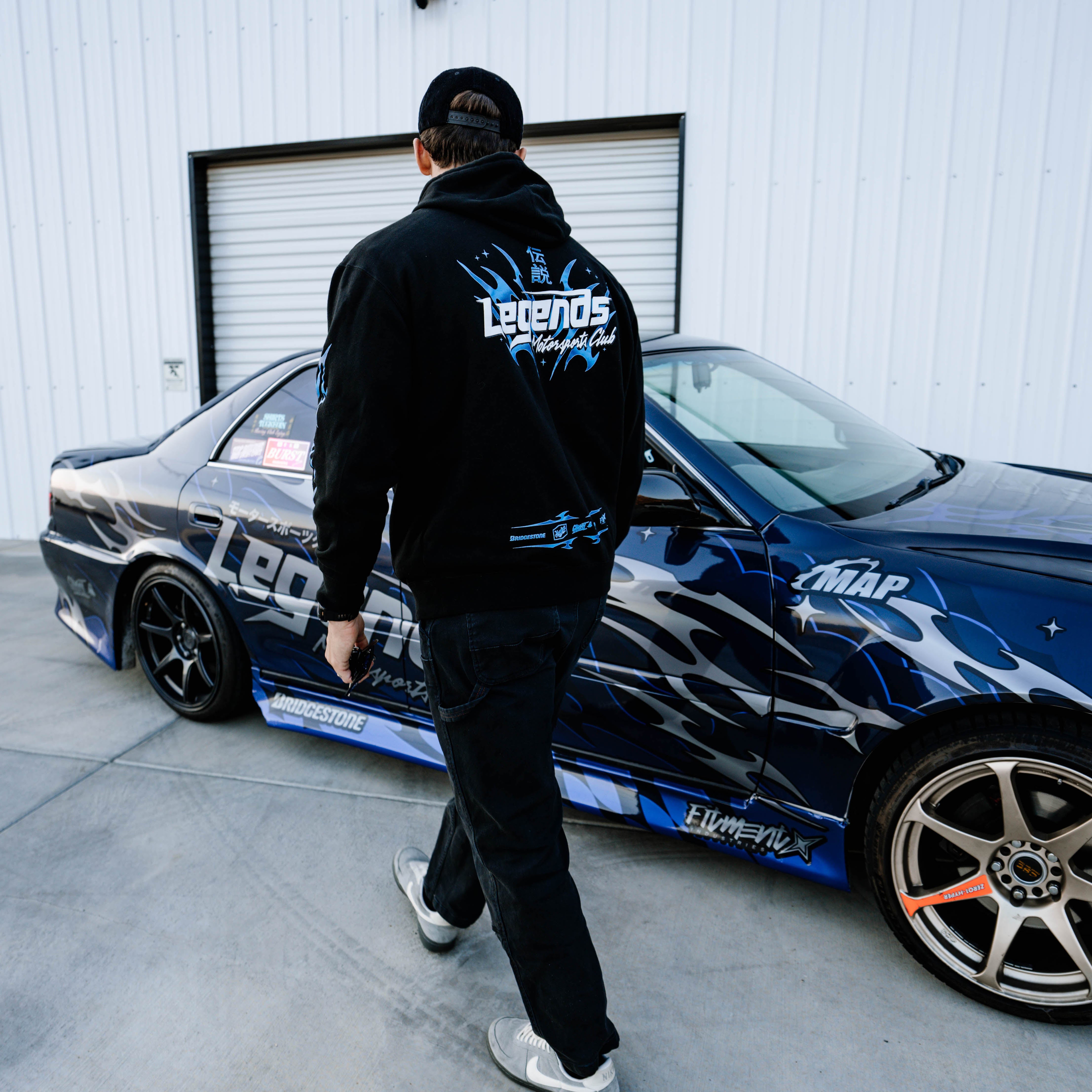 Hoodie - Black Motorsports Club
