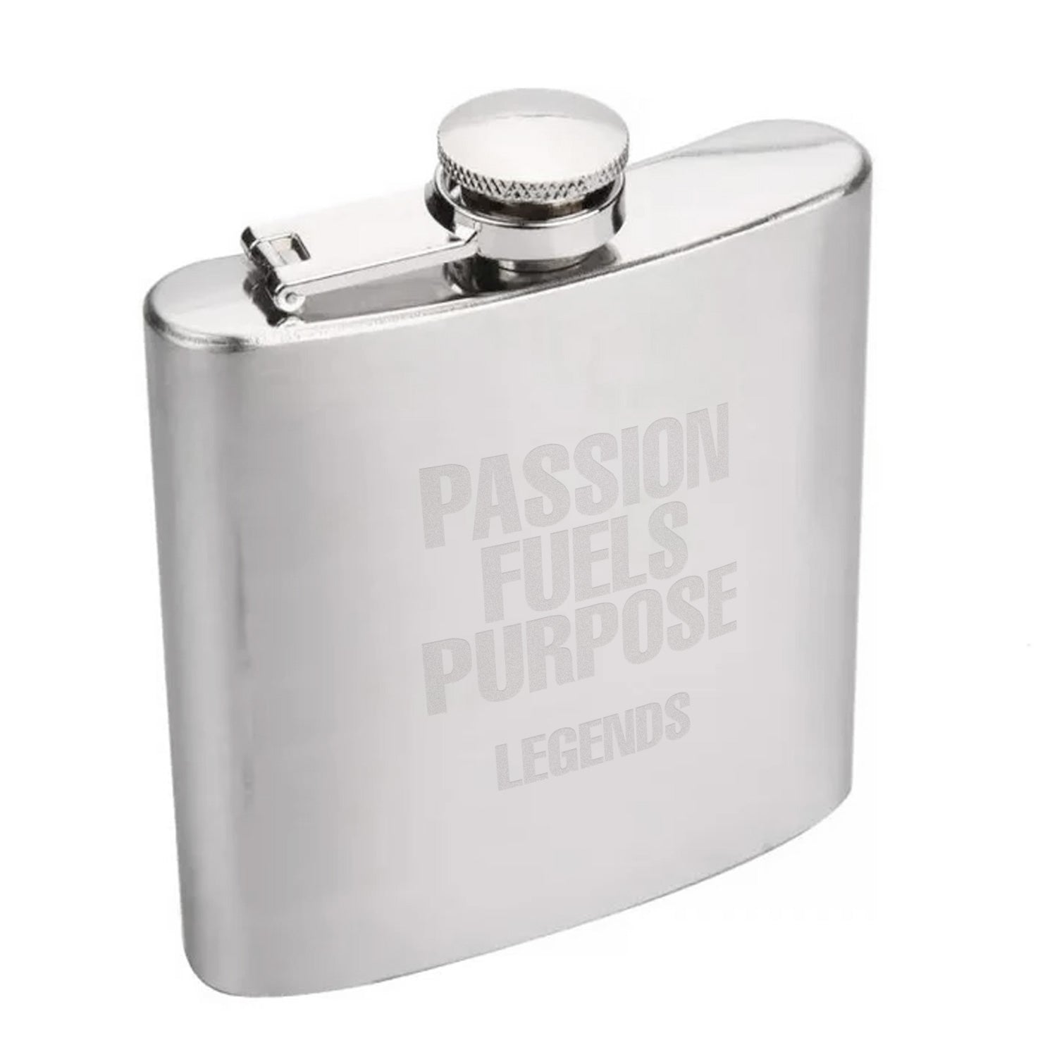 Flask - Silver Passion Fuels Purpose