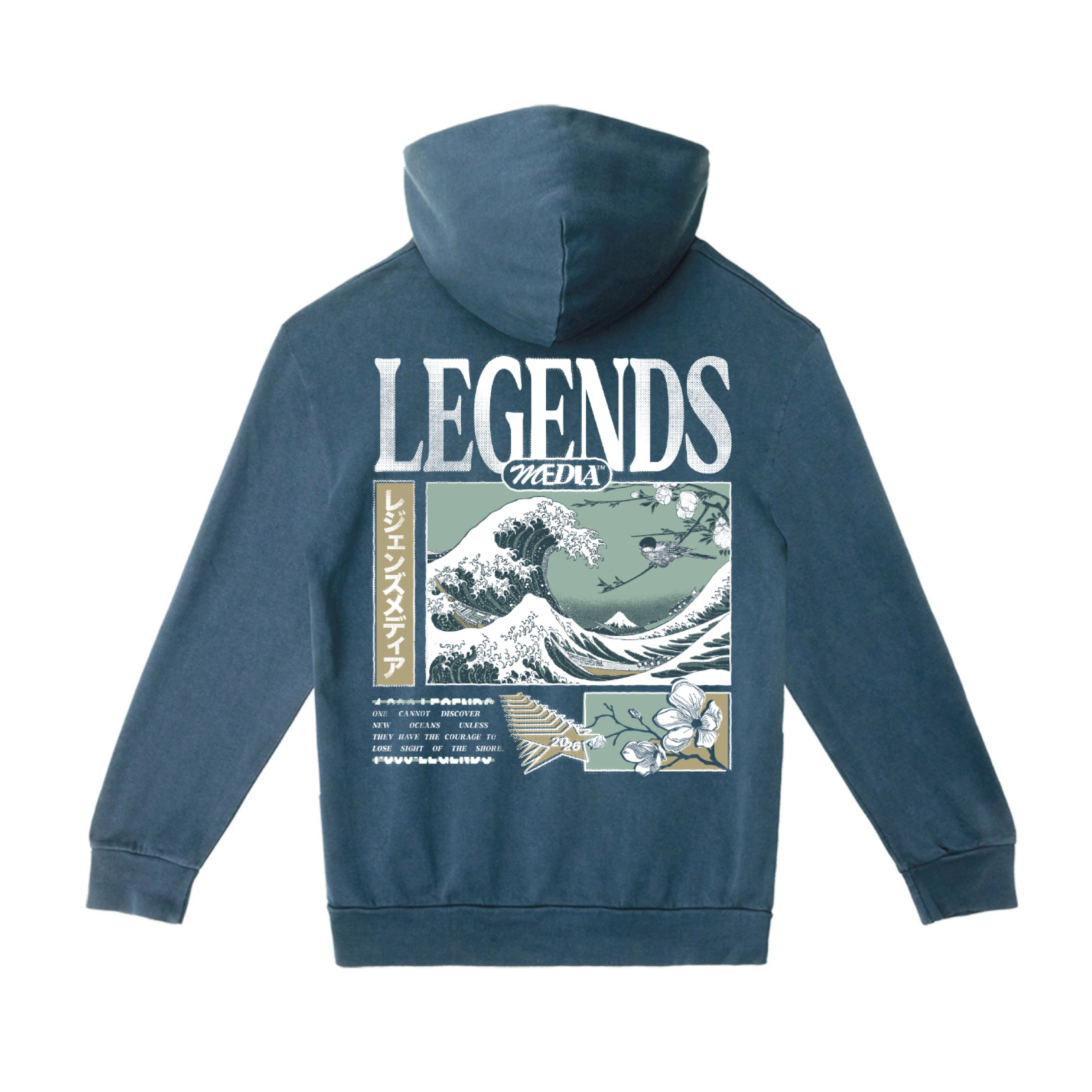 Hoodie - Navy Nami