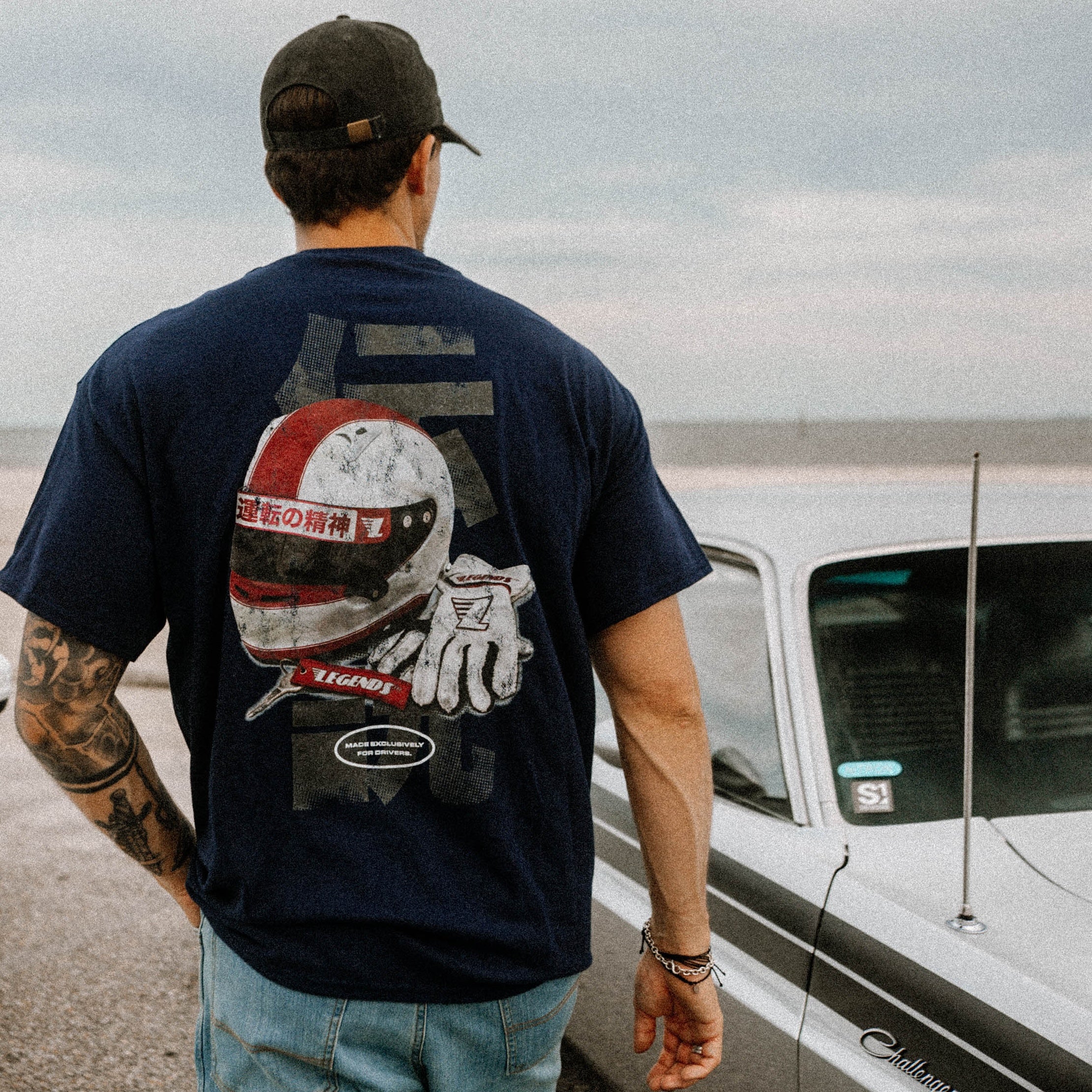 Tshirt - Navy Drivers Only