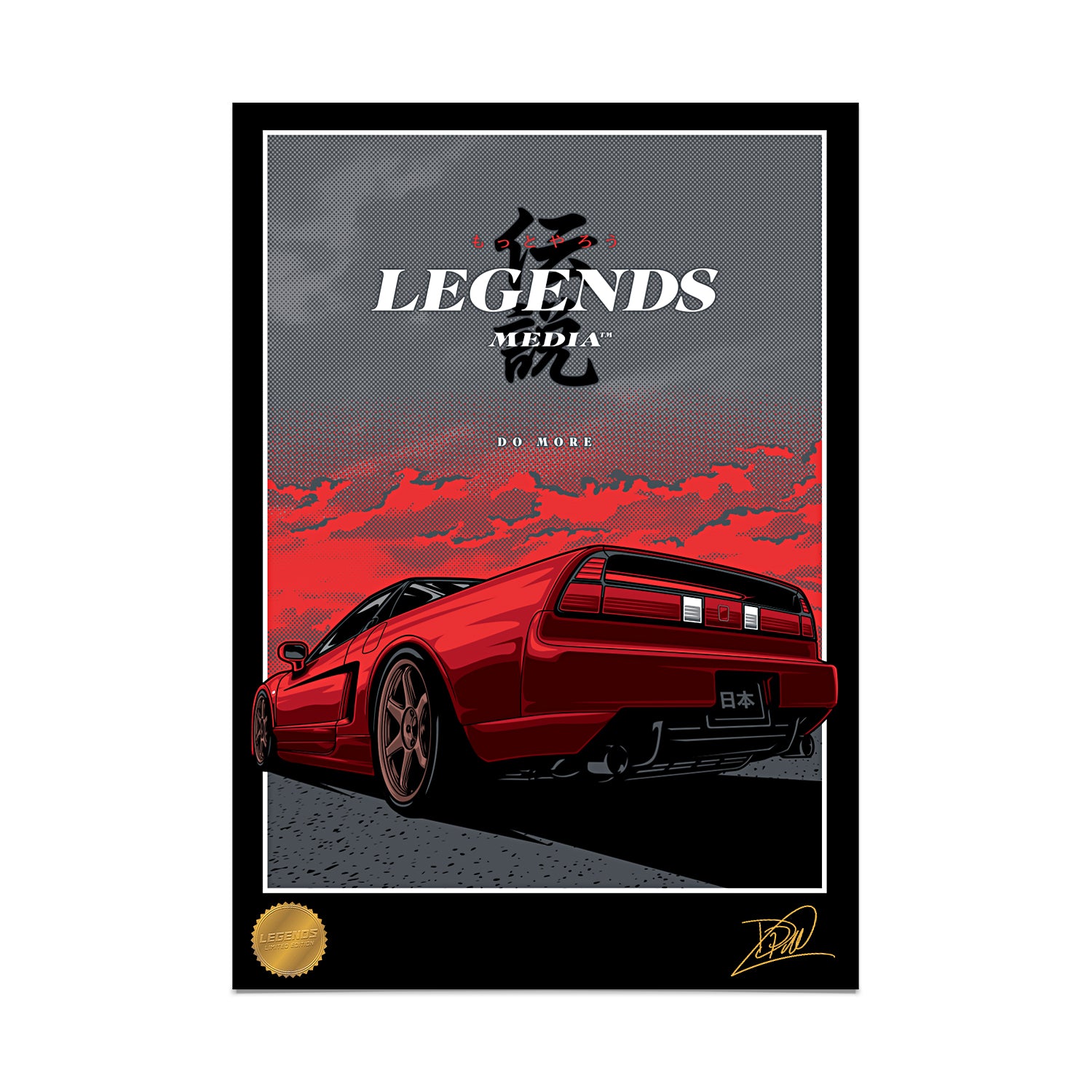 Poster - Autographed Black Drivers Club