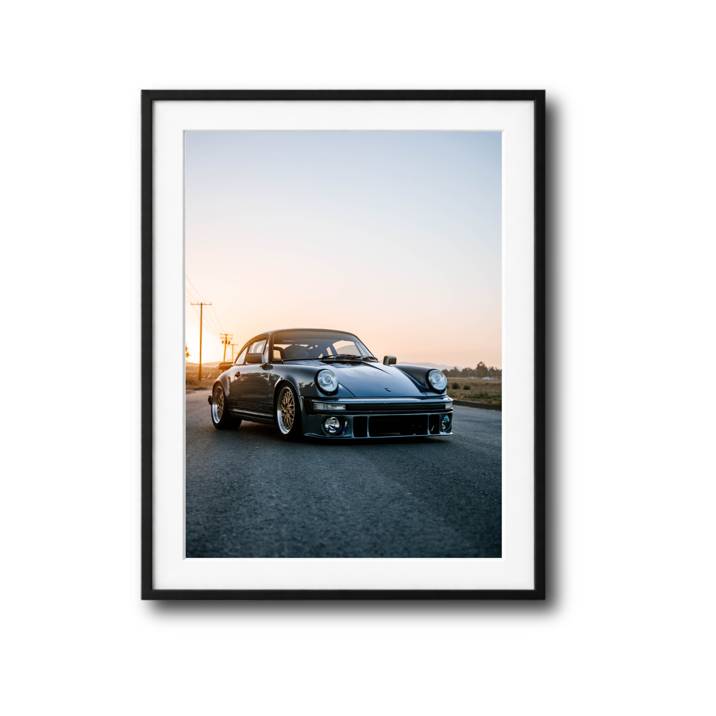 Poster - Sunset Porsche