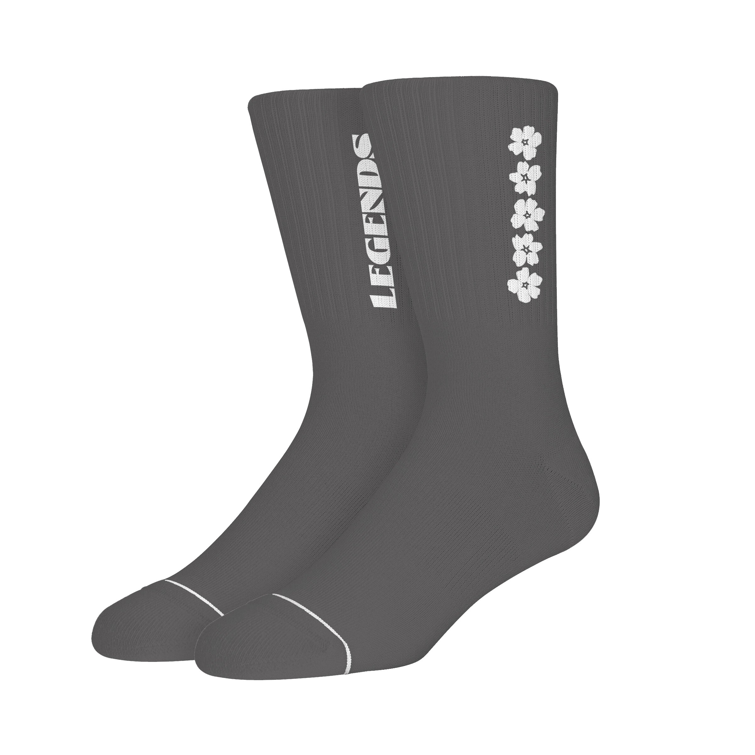 Socks - Grey Sakura