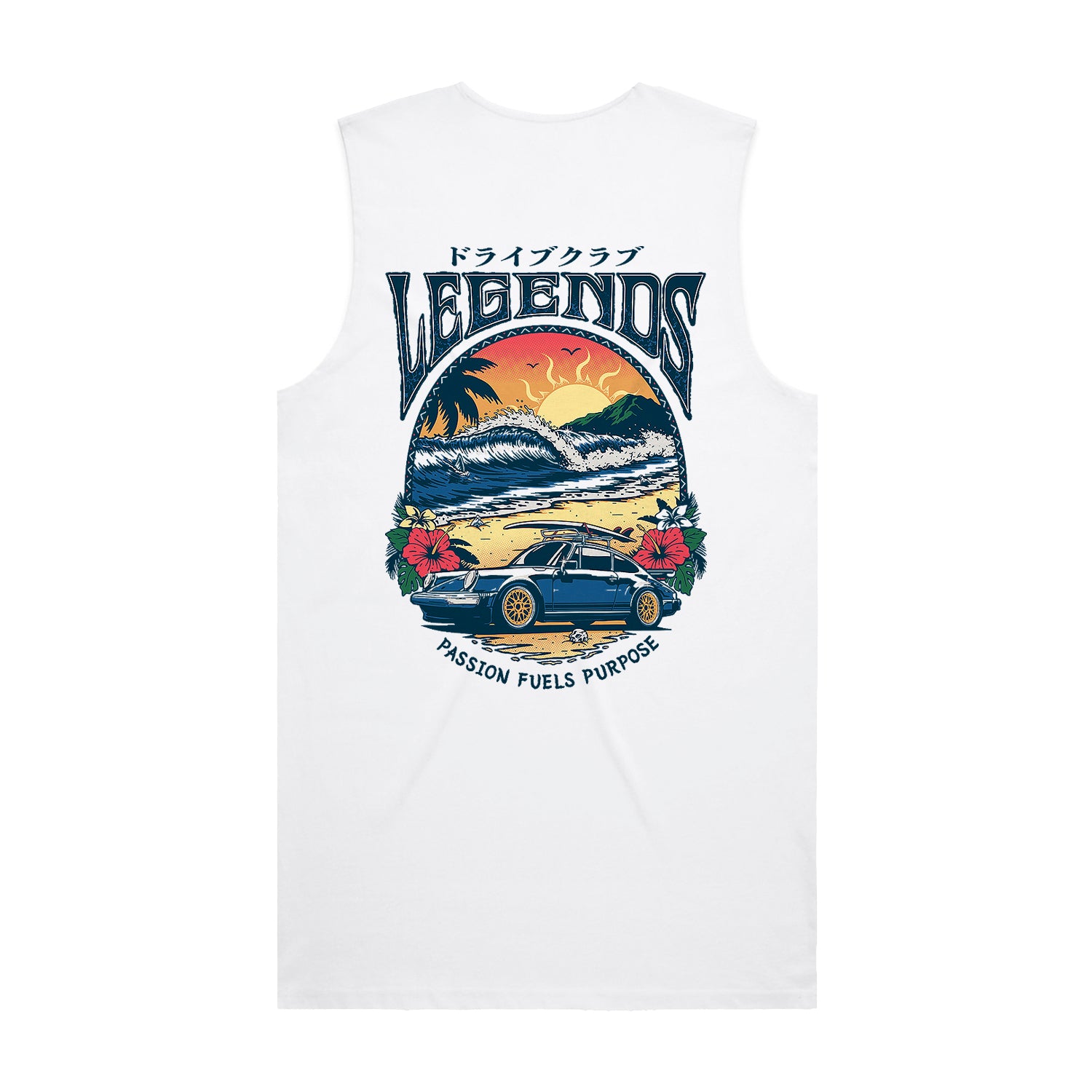 Tank Top - White Endless Summer