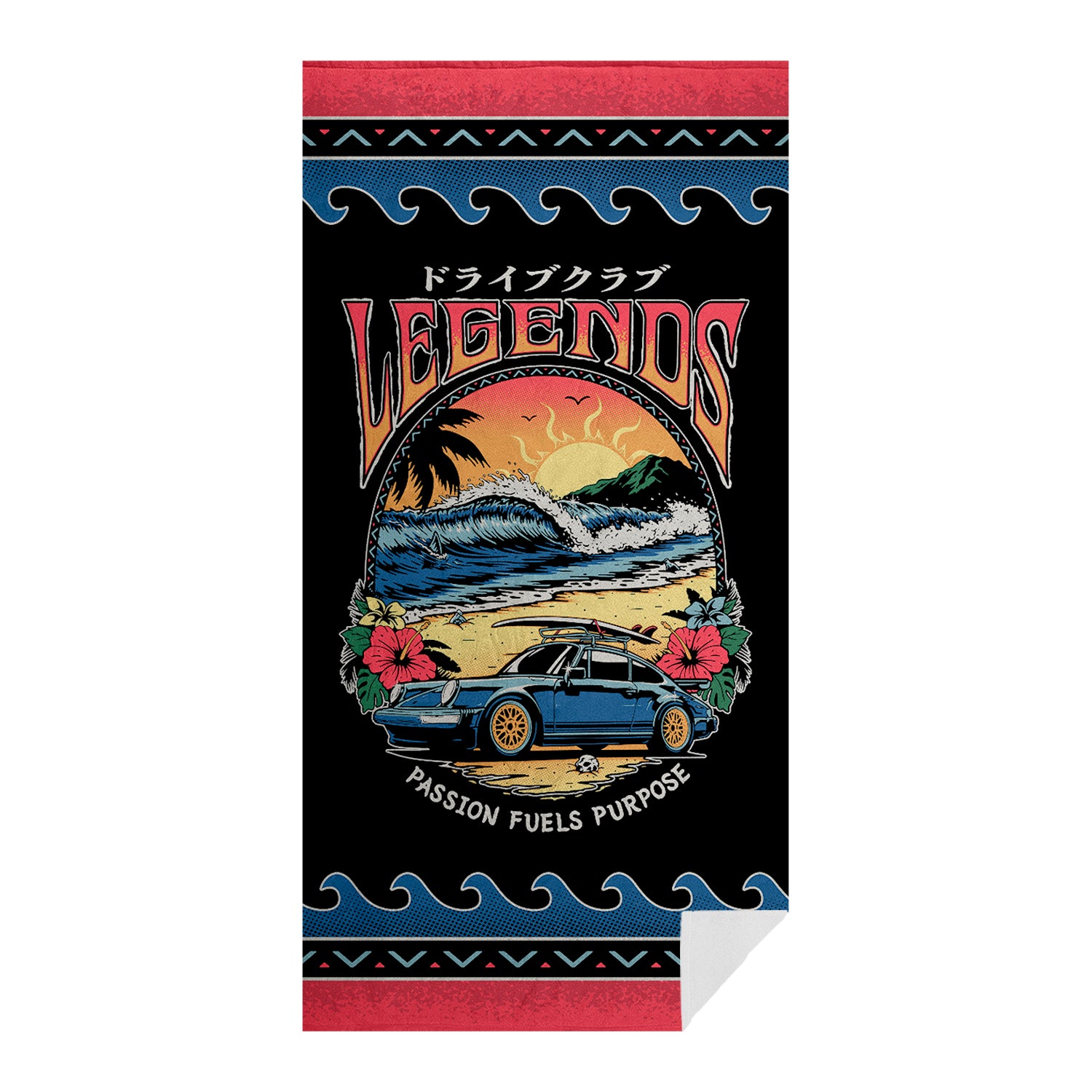 Towel - Black Endless Summer