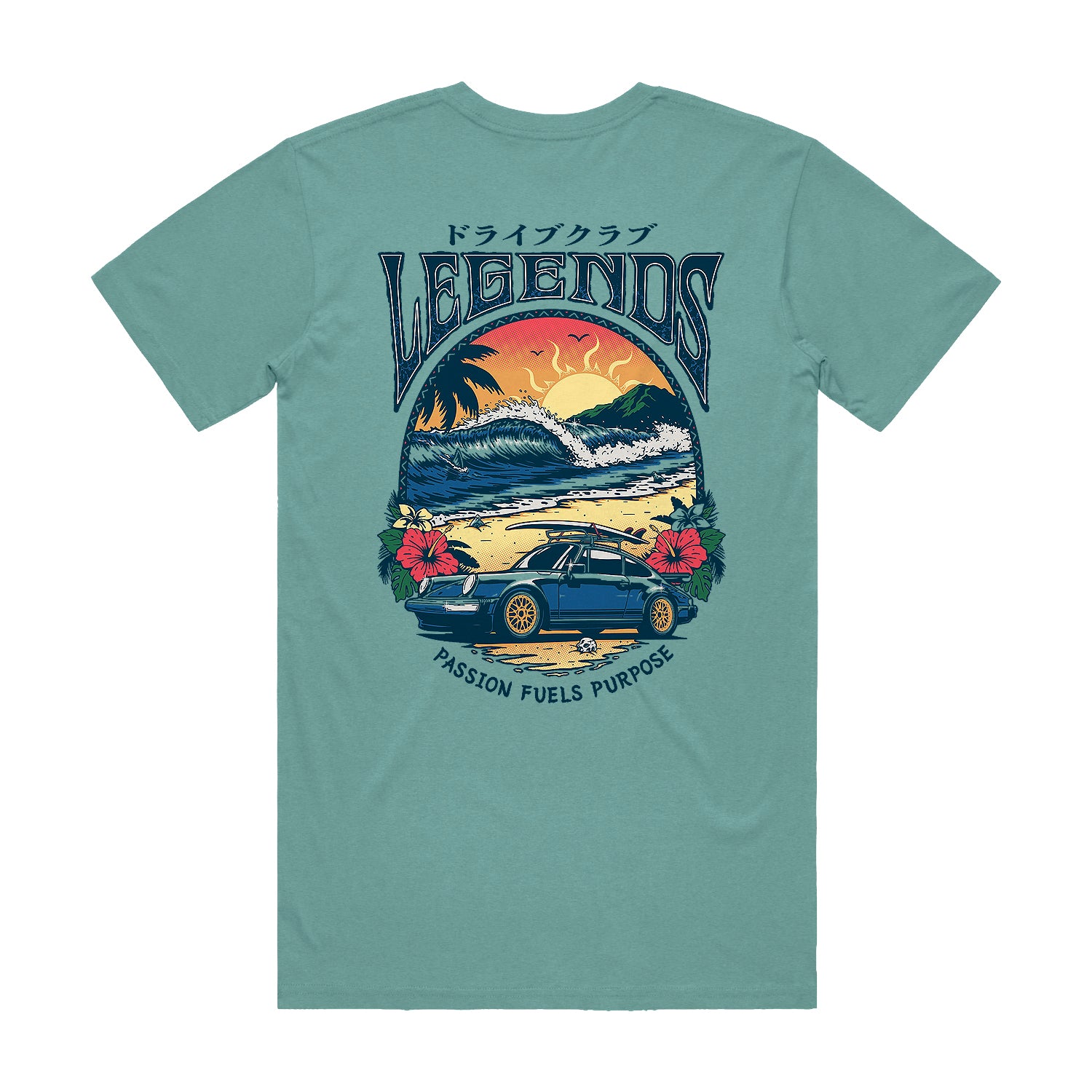 Tshirt - Teal Endless Summer