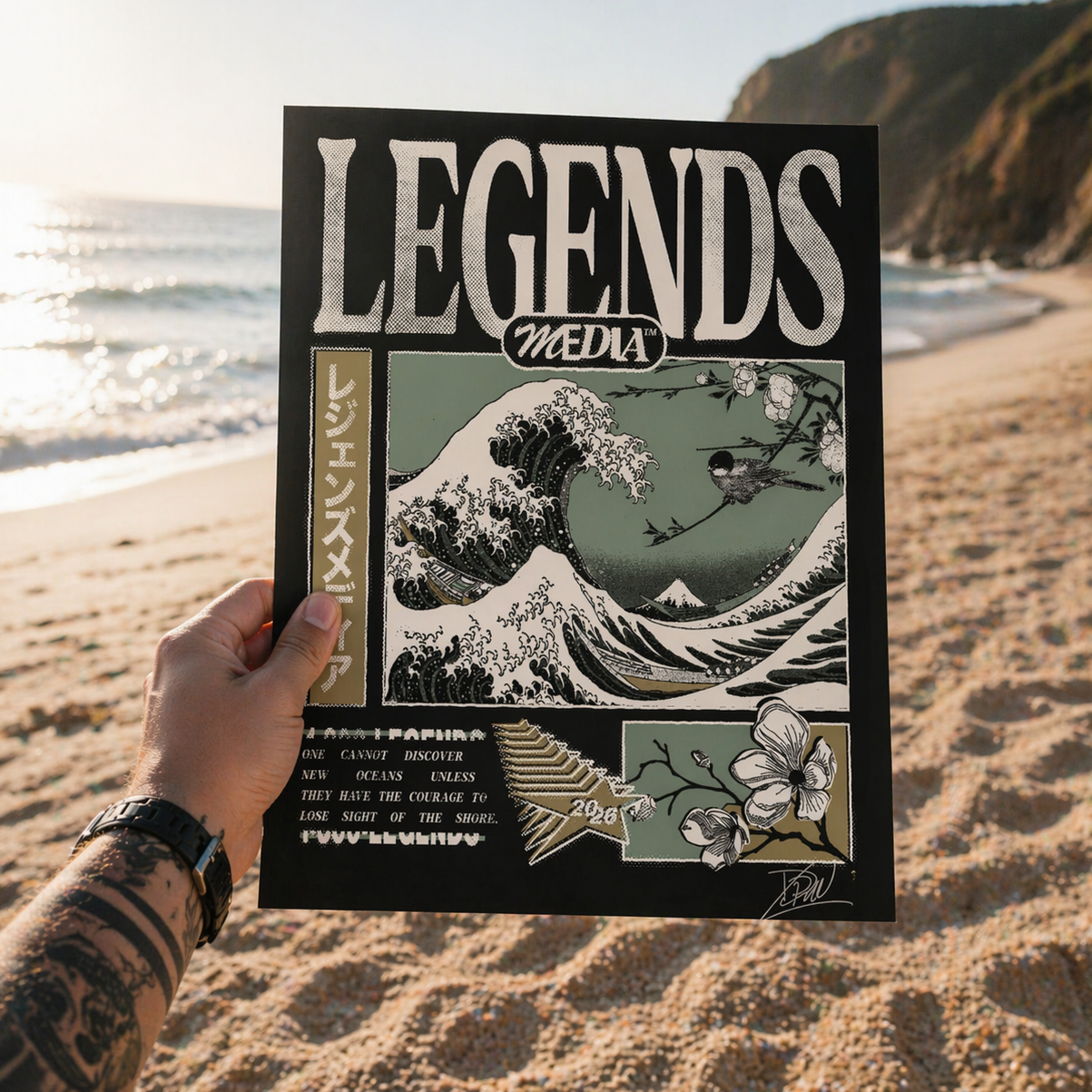 Poster - Autographed Black Nami