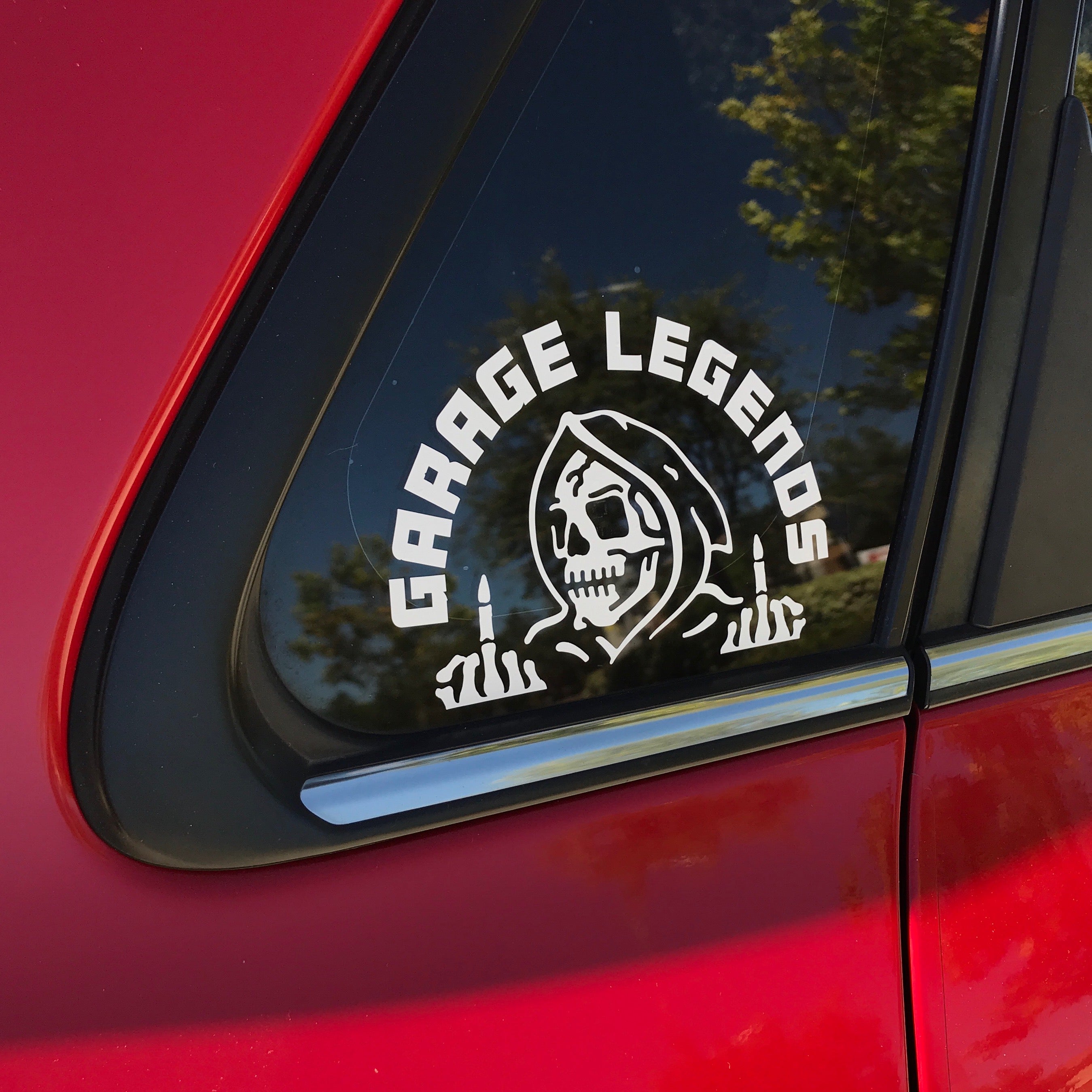  We Race the Reaper EMT Vinyl Sticker Decal by KLO Graphics :  Automotive